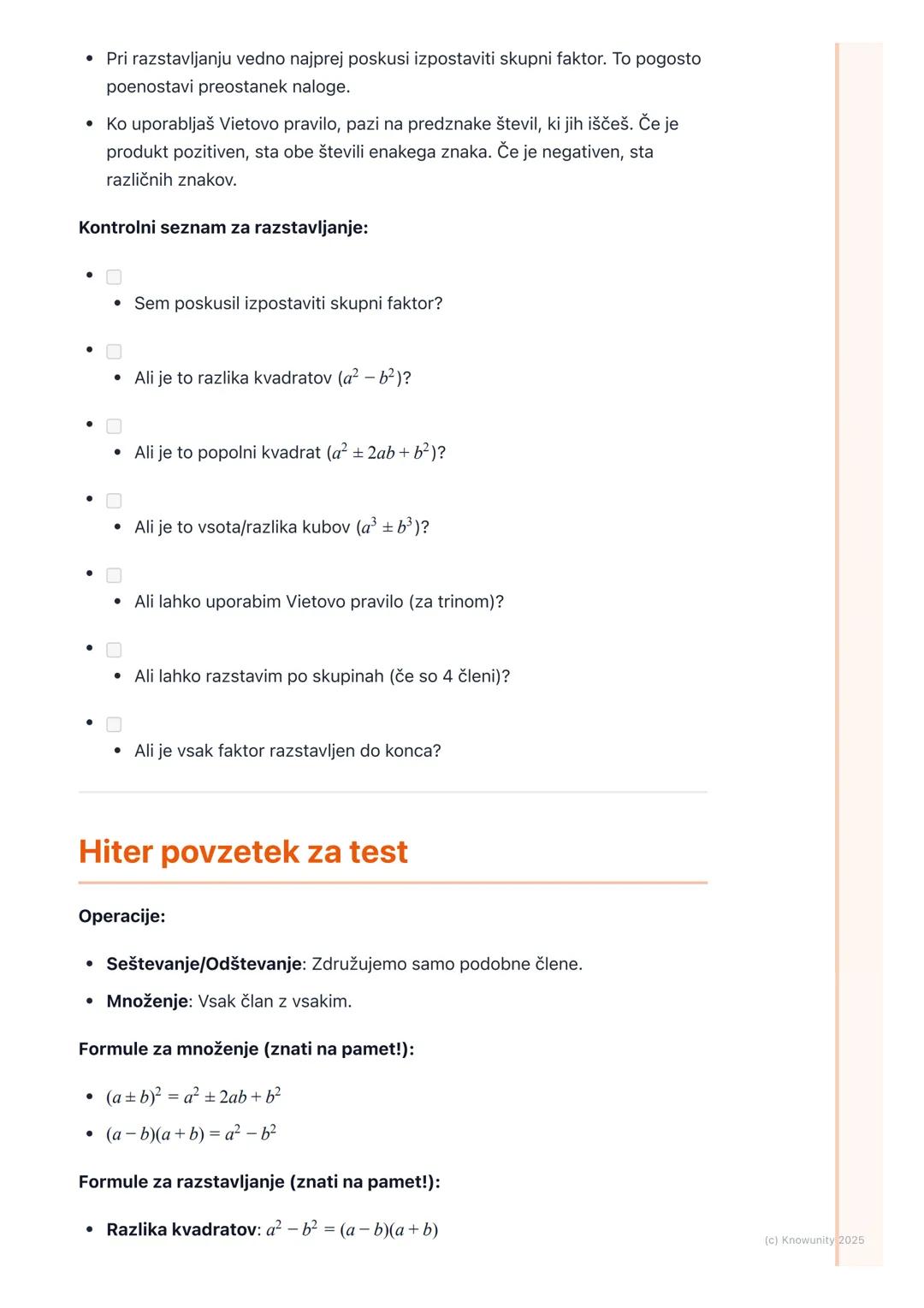 # Algebrski izrazi in polinomi

## Uvod v algebrske izraze in polinome

Algebrski izrazi so osnova algebre. Sestavljeni so iz števil, spreme