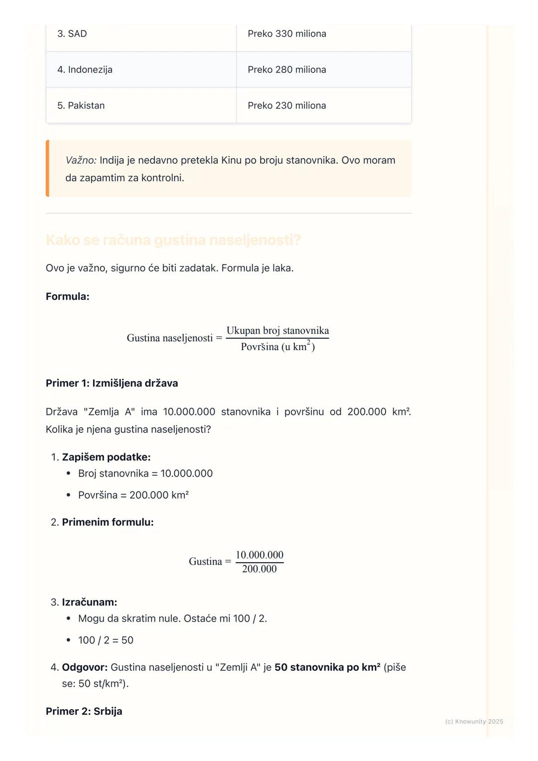 # Broj i raspored stanovništva

Uvod u broj i raspored stanovništva

Ovo učimo da bismo razumeli koliko ljudi živi na našoj planeti i zašto 