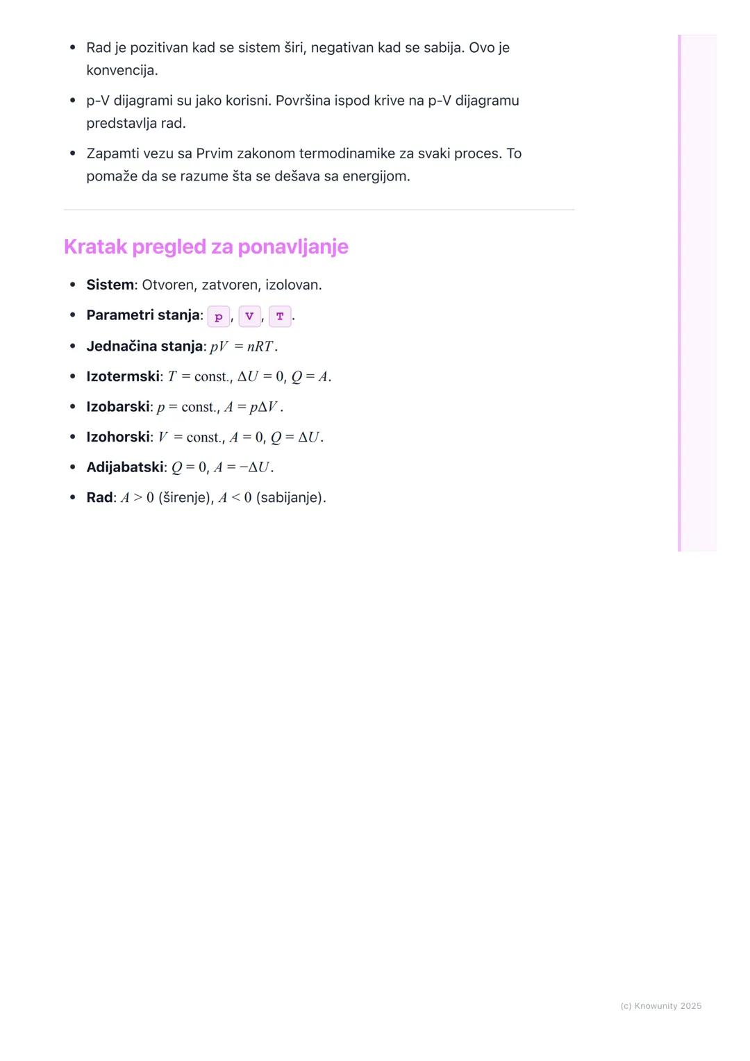 # Termodinamički sistemi i
procesi

Uvod u termodinamičke sisteme

Termodinamika se bavi proučavanjem toplote, rada i energije. Termodinamič