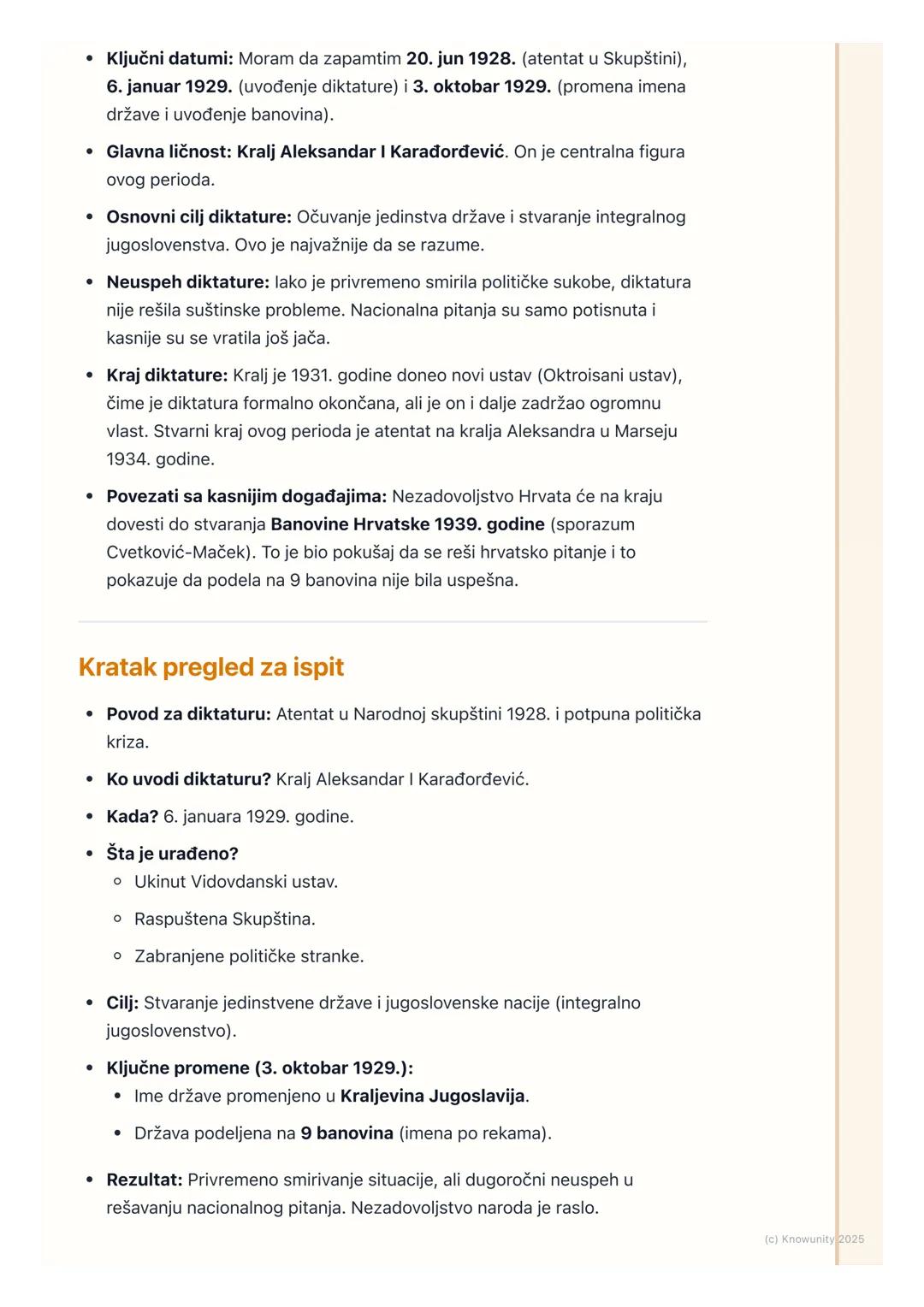 # Šestojanuarska diktatura i
uvođenje banovina

Uvod u Šestojanuarsku diktaturu

Posle Prvog svetskog rata, stvorena je Kraljevina Srba, Hrv