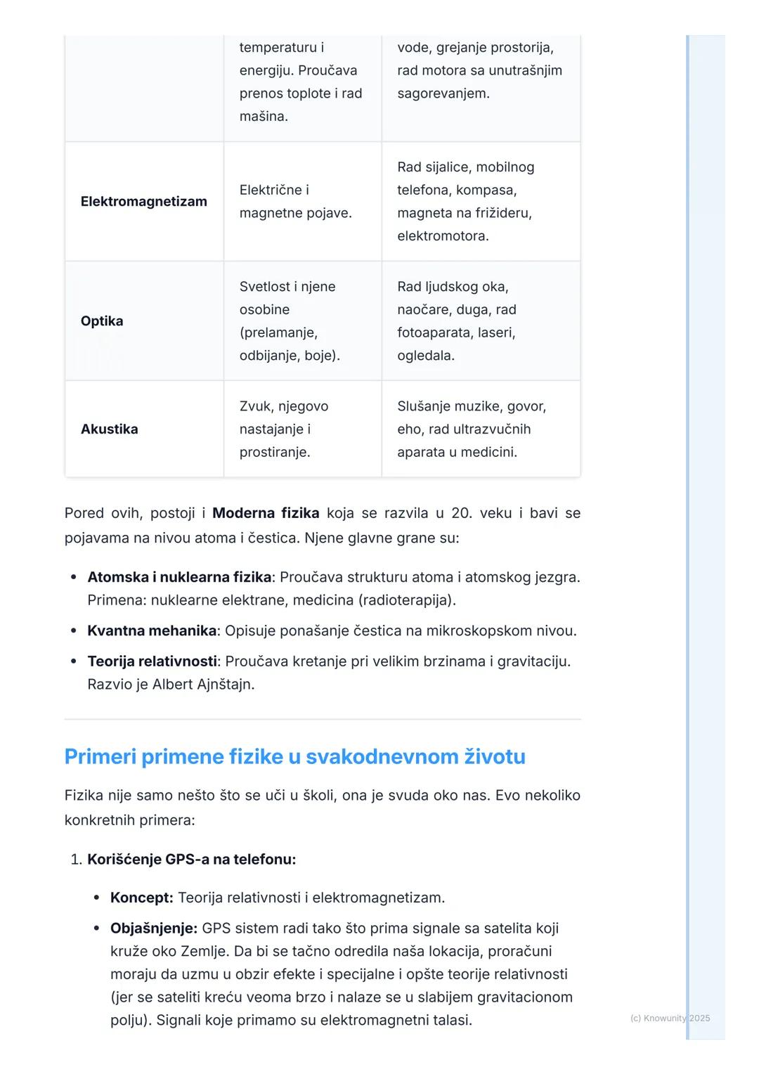 # Šta je fizika?

Šta je fizika?

Fizika je jedna od osnovnih prirodnih nauka. Ona proučava osnovne zakone
prirode, materiju, energiju i nji