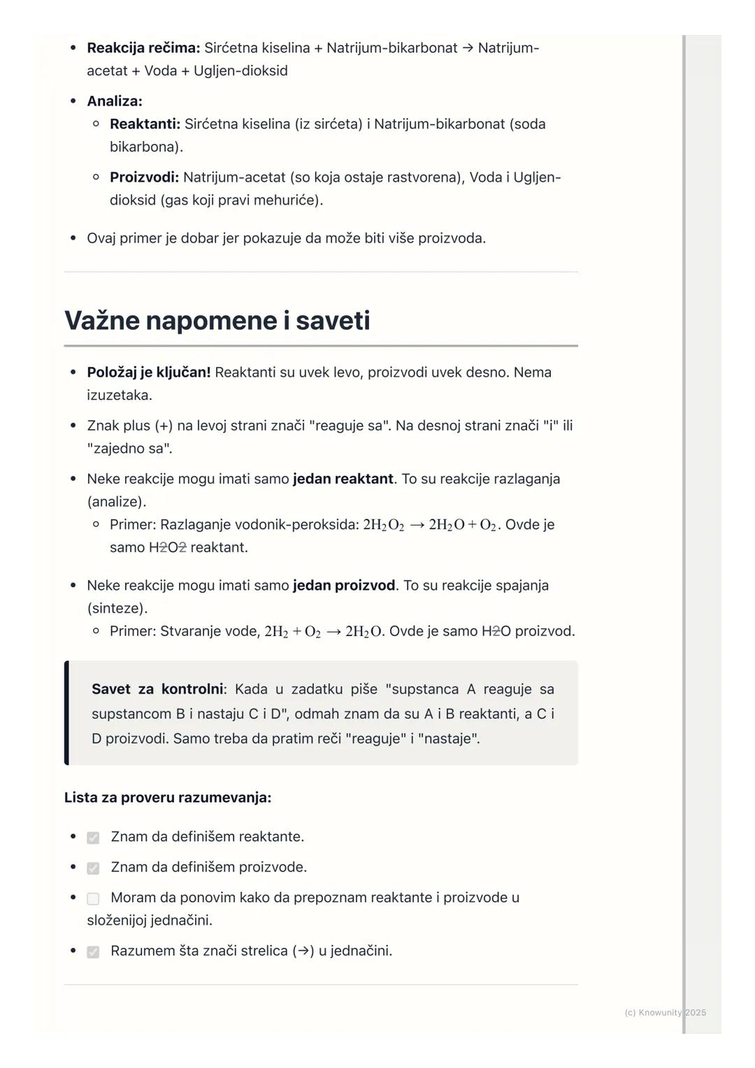 # Reaktanti i proizvodi

## Uvod u reaktante i proizvode

Hemijske reakcije se dešavaju svuda oko nas: kad dišemo, kad se gvožđe rđa,
kad pa
