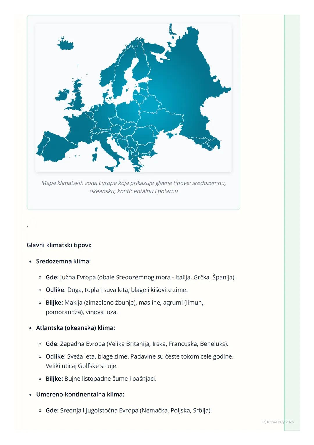 # Prirodne odlike Evrope (reljef,
klima, hidrografija, biljni i
životinjski svet)

Prirodne odlike Evrope

Evropa je kontinent sa veoma razn