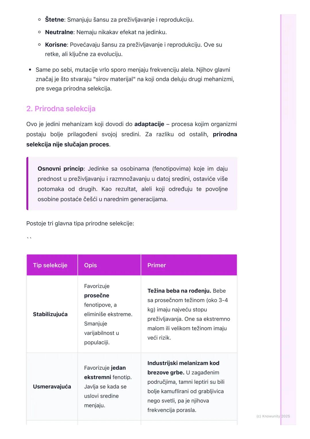 # Mehanizmi evolucije

Mehanizmi evolucije: Kako se populacije menjaju

Evolucija nije samo nešto što se desilo davno. To je proces koji se 