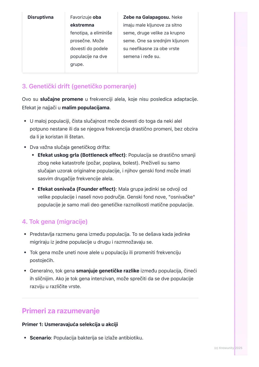 # Mehanizmi evolucije

Mehanizmi evolucije: Kako se populacije menjaju

Evolucija nije samo nešto što se desilo davno. To je proces koji se 