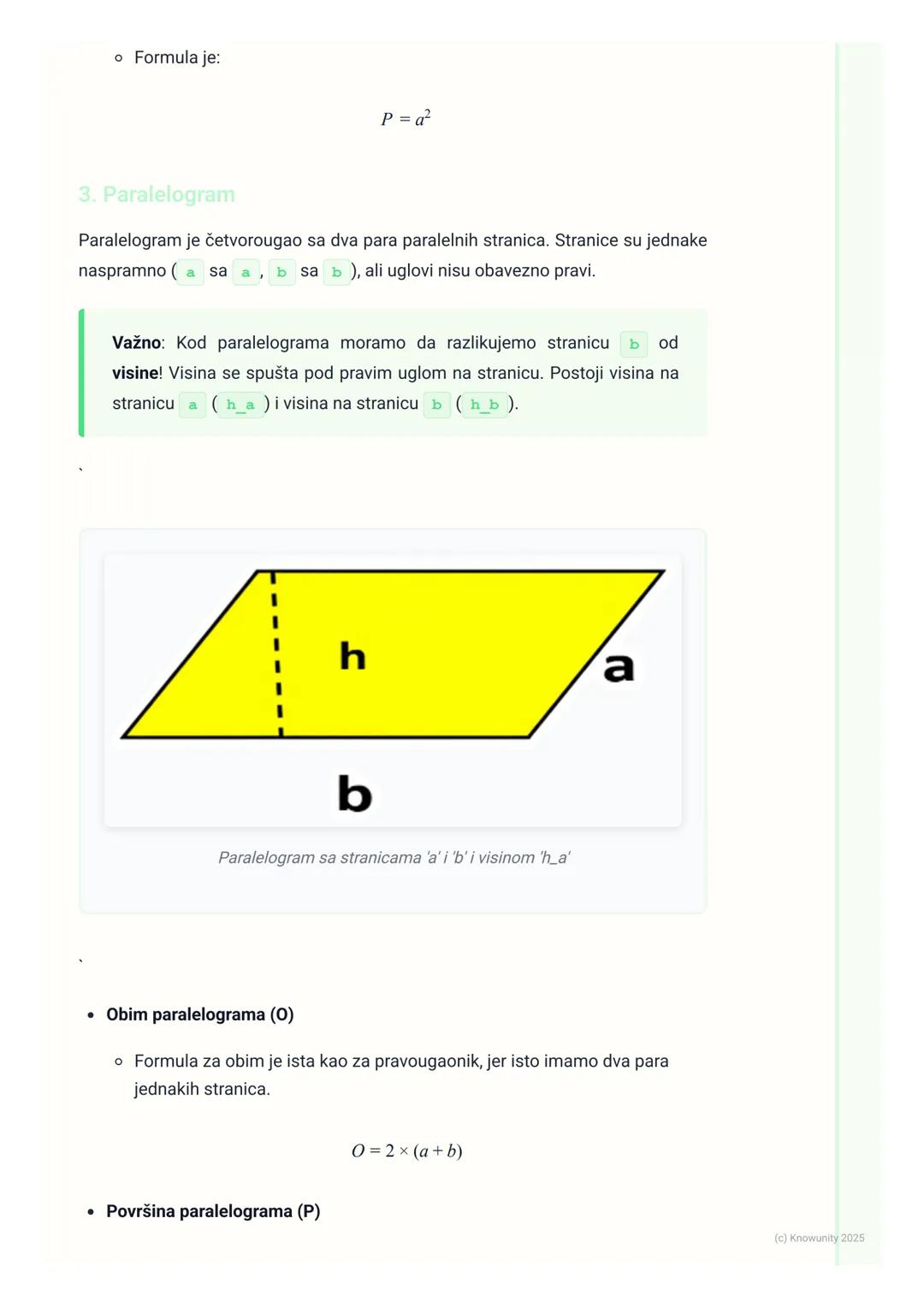 # Obim i površina četvorougla

Uvod u obim i površinu četvorougla

Četvorouglovi su svuda oko nas tabla u učionici, sveska, prozor, fudbalsk