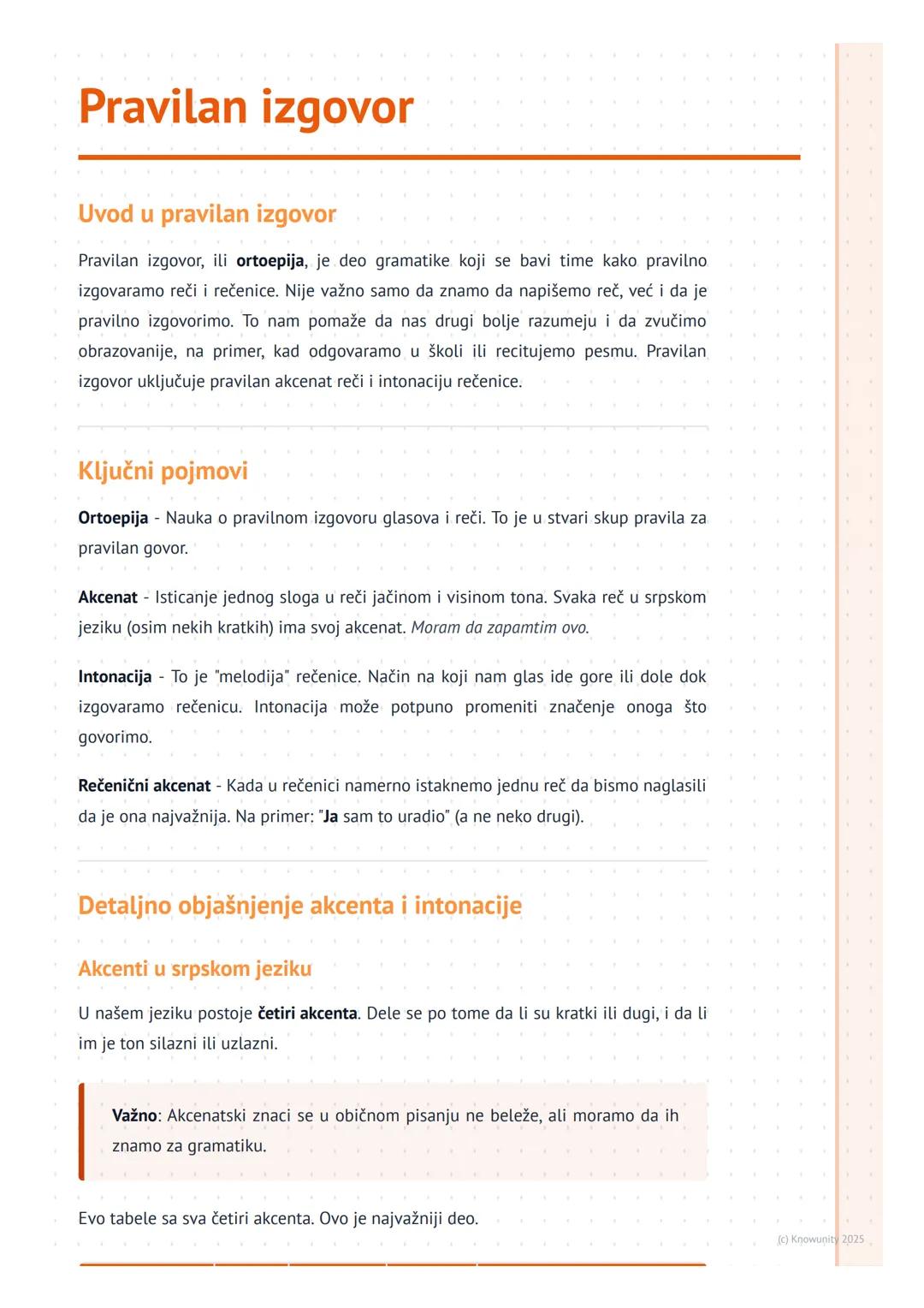 # Pravilan izgovor

Uvod u pravilan izgovor

Pravilan izgovor, ili ortoepija, je deo gramatike koji se bavi time kako pravilno
izgovaramo re