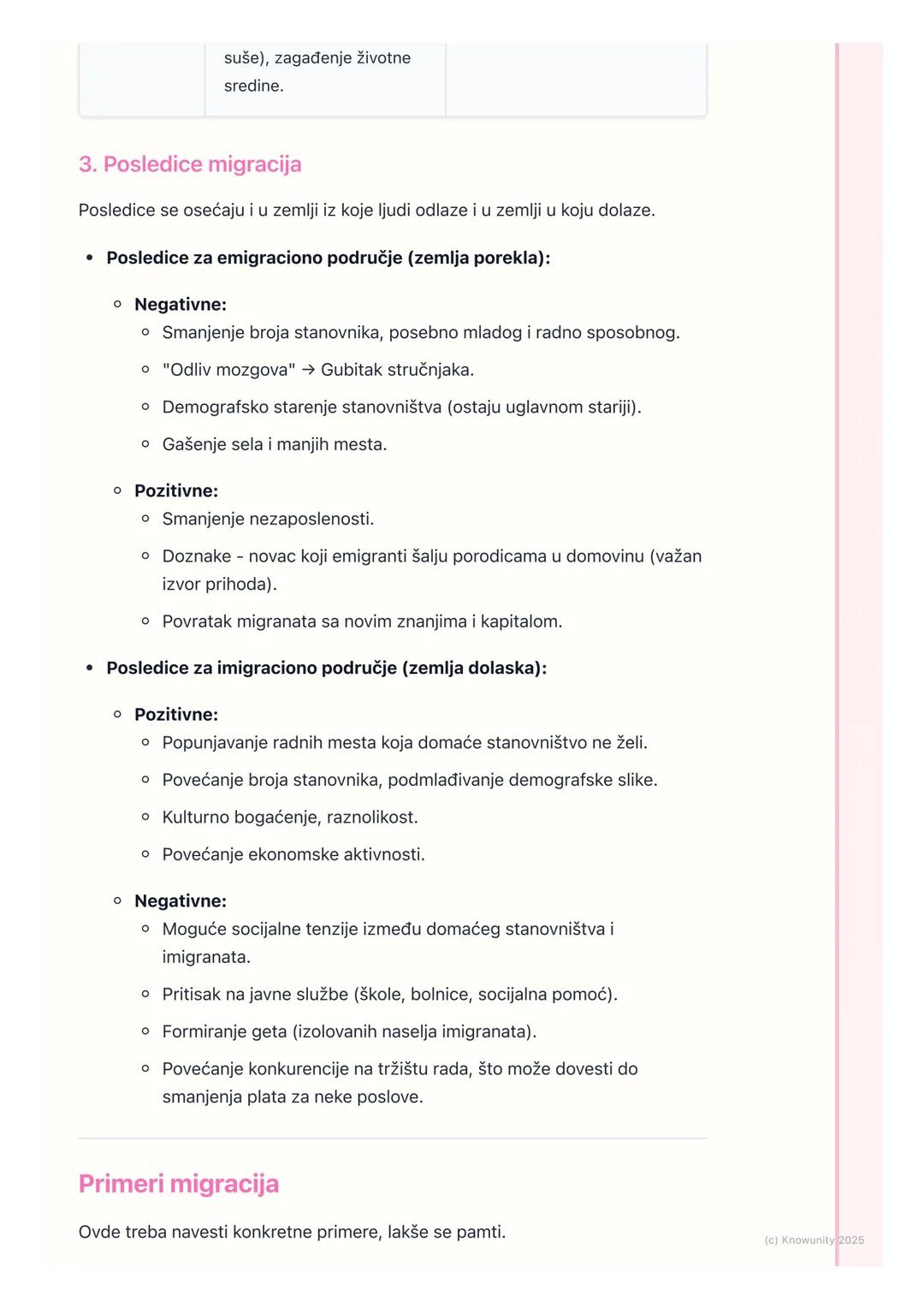 # Migracije stanovništva

Uvod u migracije stanovništva

Migracije su prostorno kretanje stanovništva iz jednog mesta u drugo sa ciljem
stal