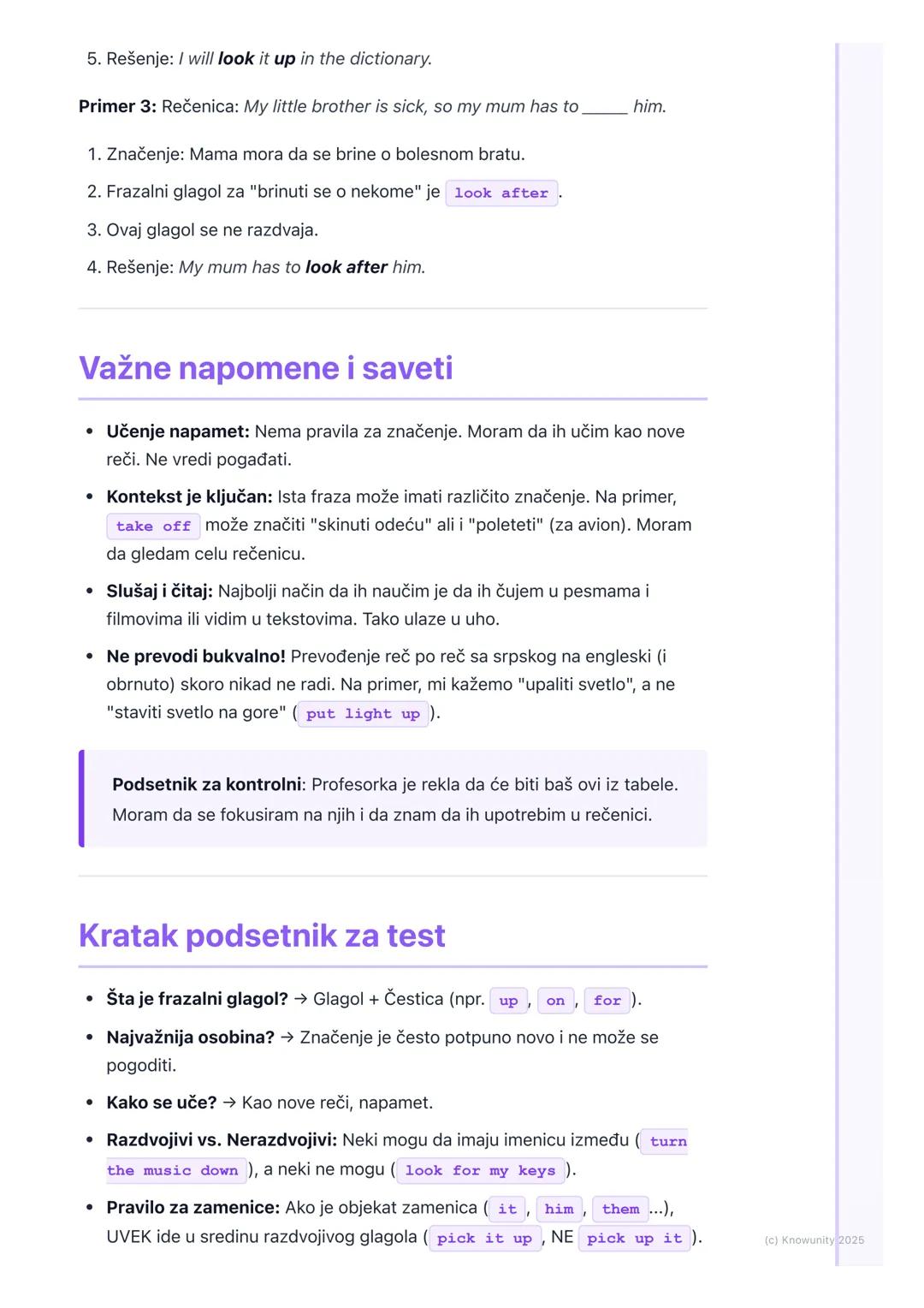 # Frazalni glagoli (Phrasal
Verbs)

Šta su frazalni glagoli?

Frazalni glagoli su jako česti u engleskom jeziku, posebno u svakodnevnom
govo