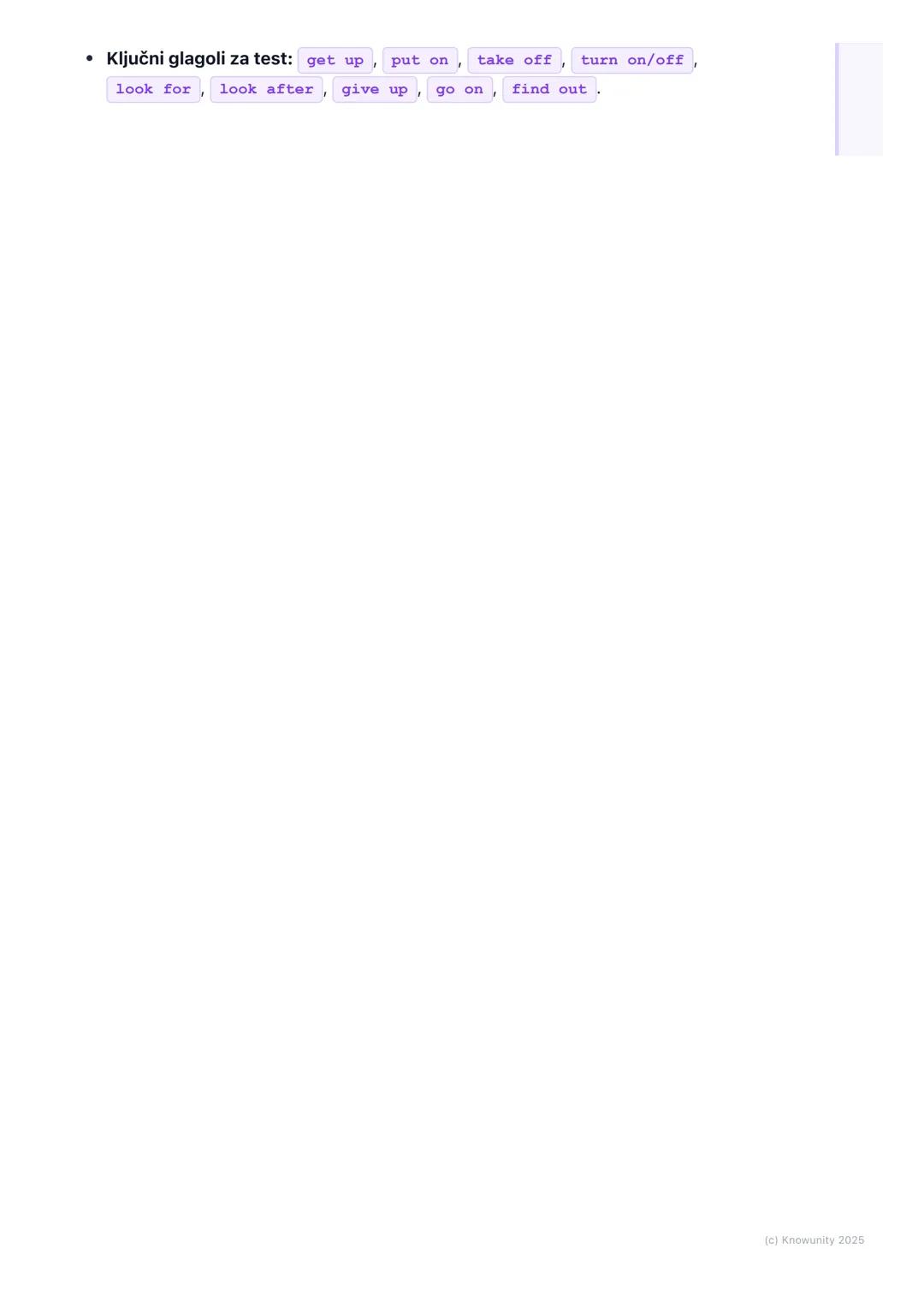 # Frazalni glagoli (Phrasal
Verbs)

Šta su frazalni glagoli?

Frazalni glagoli su jako česti u engleskom jeziku, posebno u svakodnevnom
govo