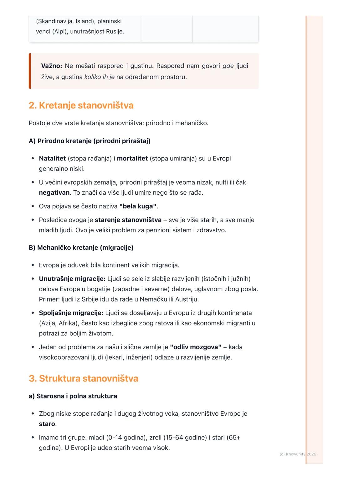 # Stanovništvo Evrope (broj, 
raspored, gustina, kretanje,
struktura)

Stanovništvo Evrope - opšti pregled

Evropa je relativno mali kontine