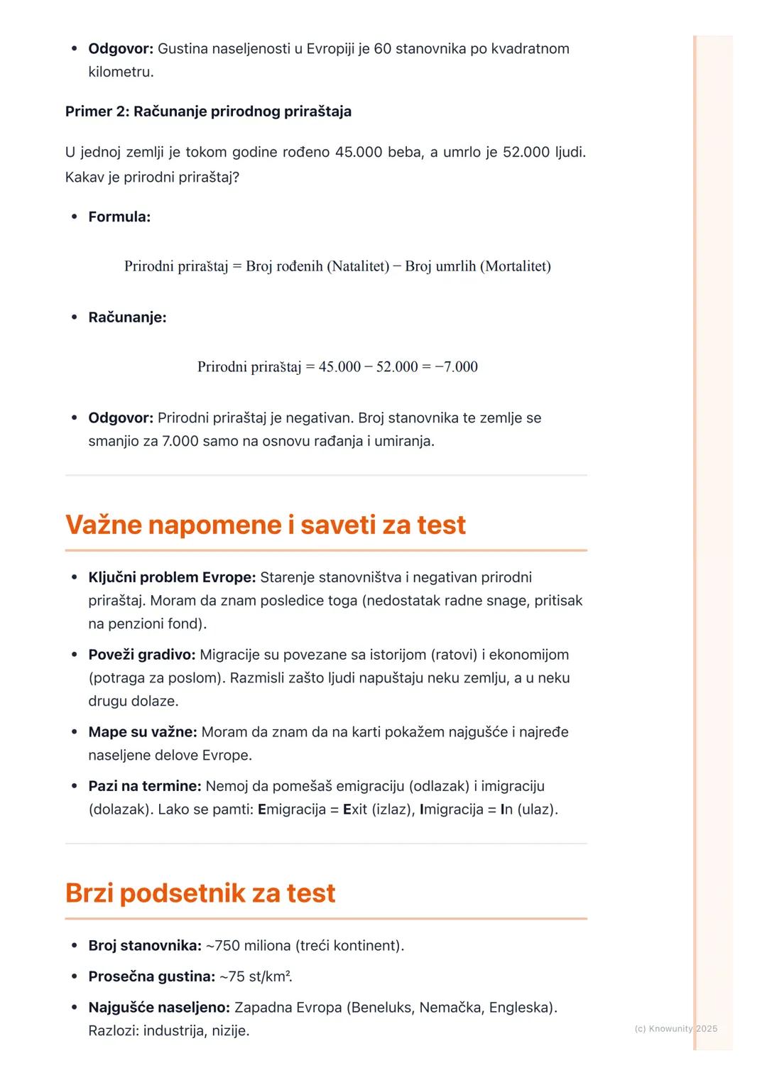 # Stanovništvo Evrope (broj, 
raspored, gustina, kretanje,
struktura)

Stanovništvo Evrope - opšti pregled

Evropa je relativno mali kontine