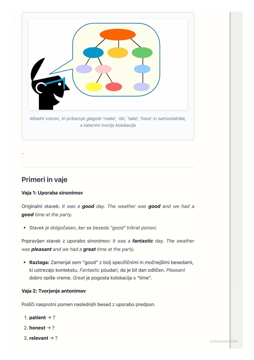 # Širjenje besedišča
(Vocabulary Expansion)

Uvod v širjenje besedišča

Za dobro znanje angleščine ni dovolj samo poznati slovnico, ampak je