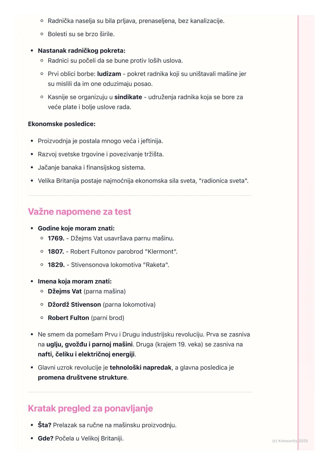 # Industrijska revolucija i njene
posledice

Uvod u industrijsku revoluciju

Industrijska revolucija je period velikih promena u drugoj polo