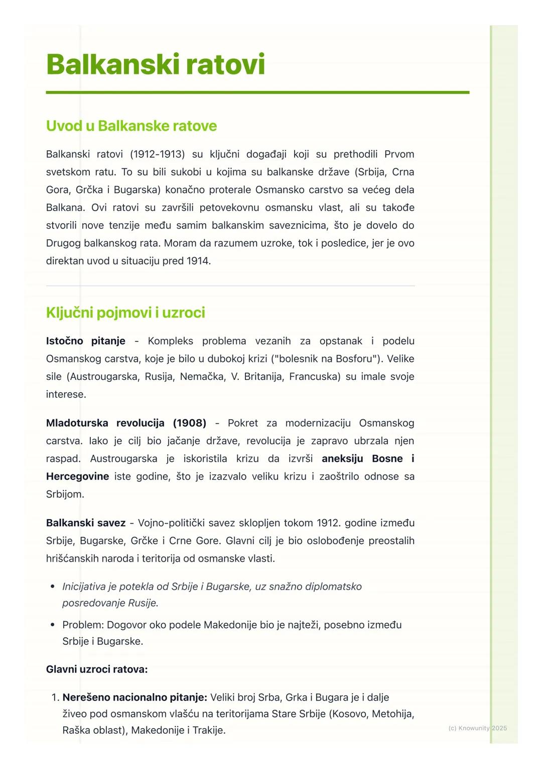 Balkanski ratovi - Bitka za slobodu i stabilnost