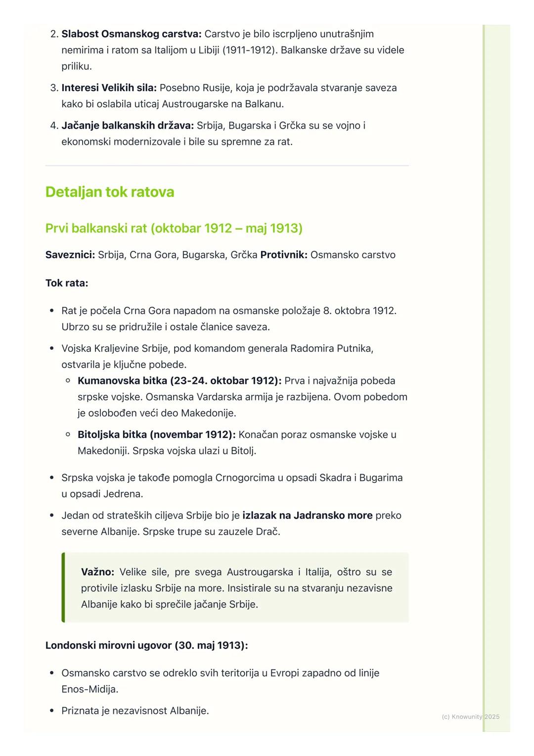 # Balkanski ratovi

Uvod u Balkanske ratove

Balkanski ratovi (1912-1913) su ključni događaji koji su prethodili Prvom
svetskom ratu. To su 