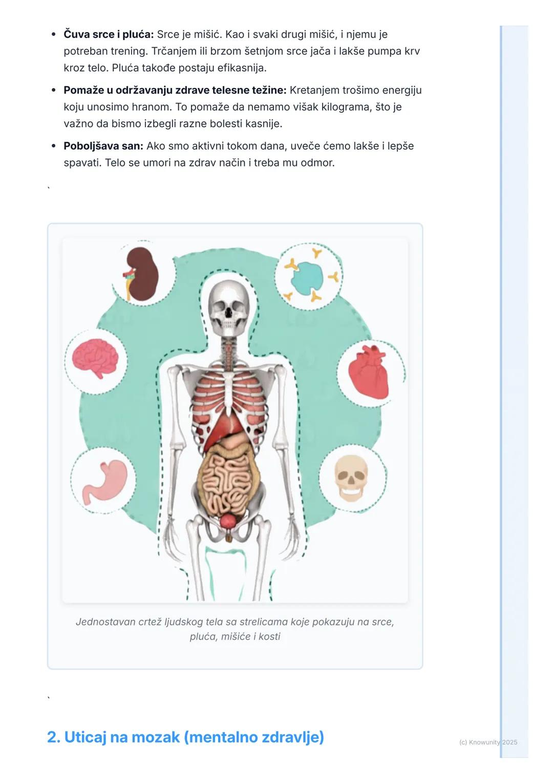 # Značaj fizičke aktivnosti

## Uvod u značaj fizičke aktivnosti

Fizička aktivnost nije samo čas fizičkog u školi. To je svako kretanje koj