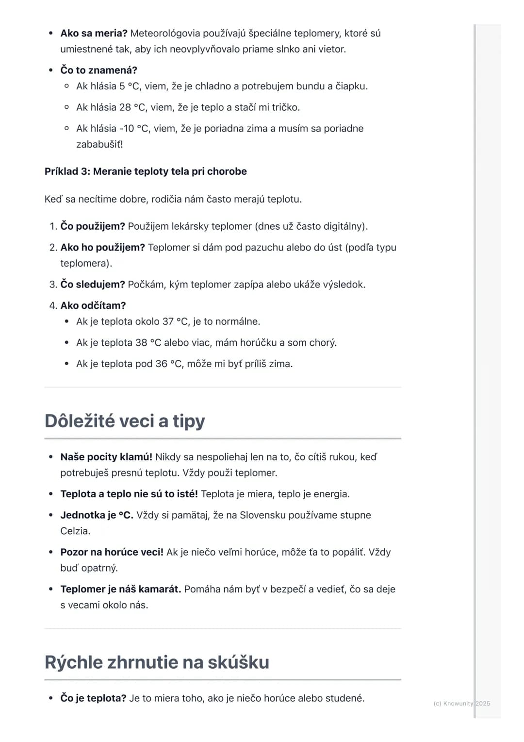 # Čo je teplota?

## Úvod - čo je teplota?

Teplota je jedna z najdôležitejších vecí, o ktorých sa budeme učiť vo fyzike. Je
to vlastne spôs