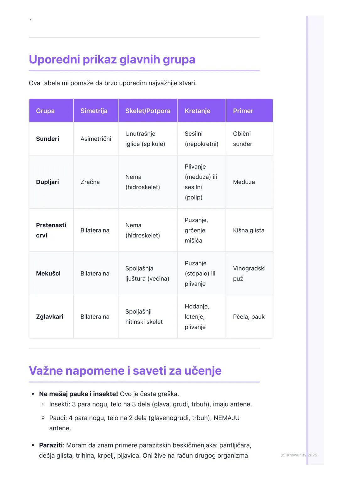 # Beskičmenjaci

Uvod u beskičmenjake

Beskičmenjaci su životinje koje nemaju kičmu, odnosno kičmeni stub. Oni čine
ogromnu većinu svih živo