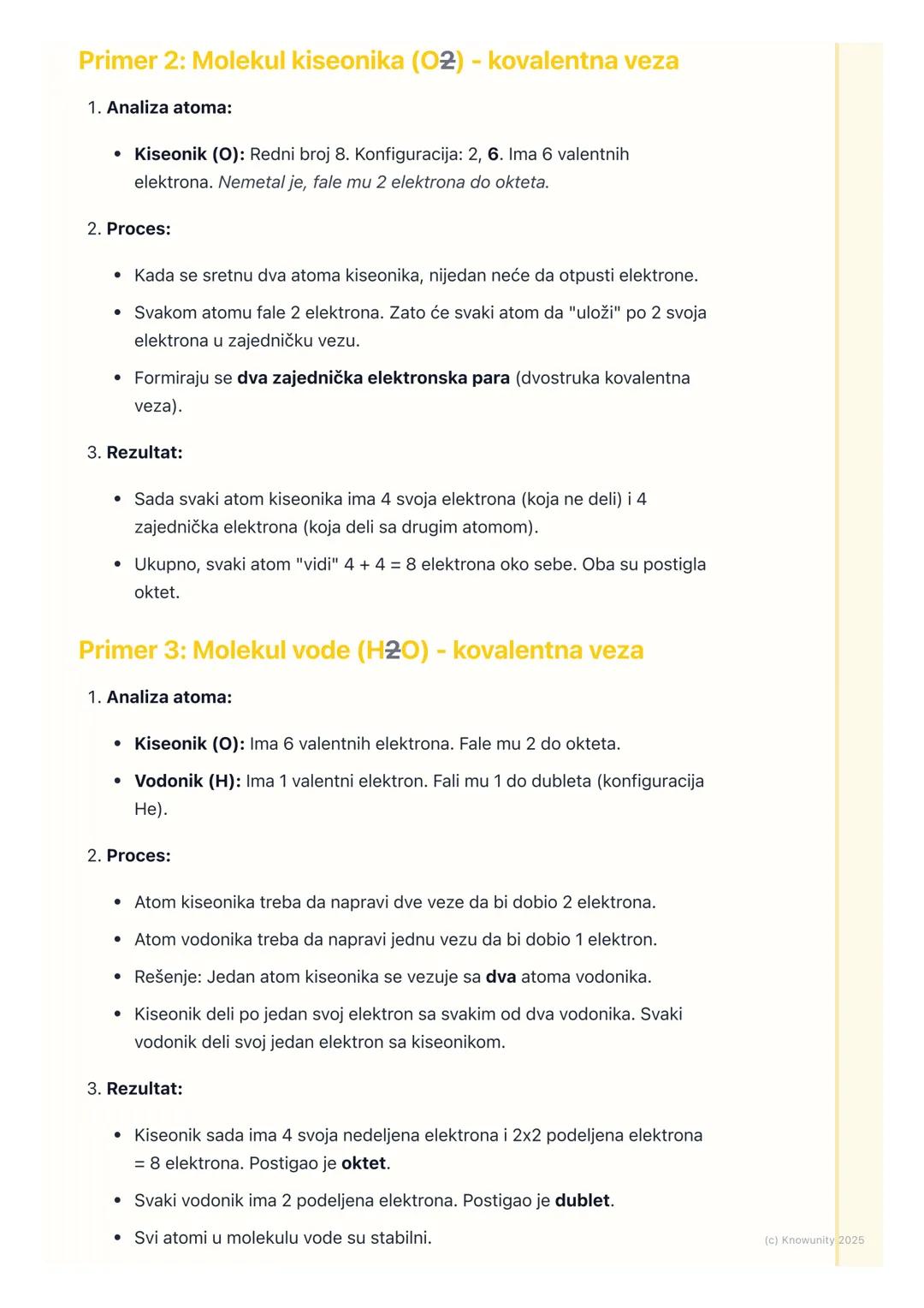 # Pravilo okteta

## Uvod u pravilo okteta

Atomi se u prirodi retko nalaze sami. Uglavnom se spajaju sa drugim atomima i
grade hemijske vez