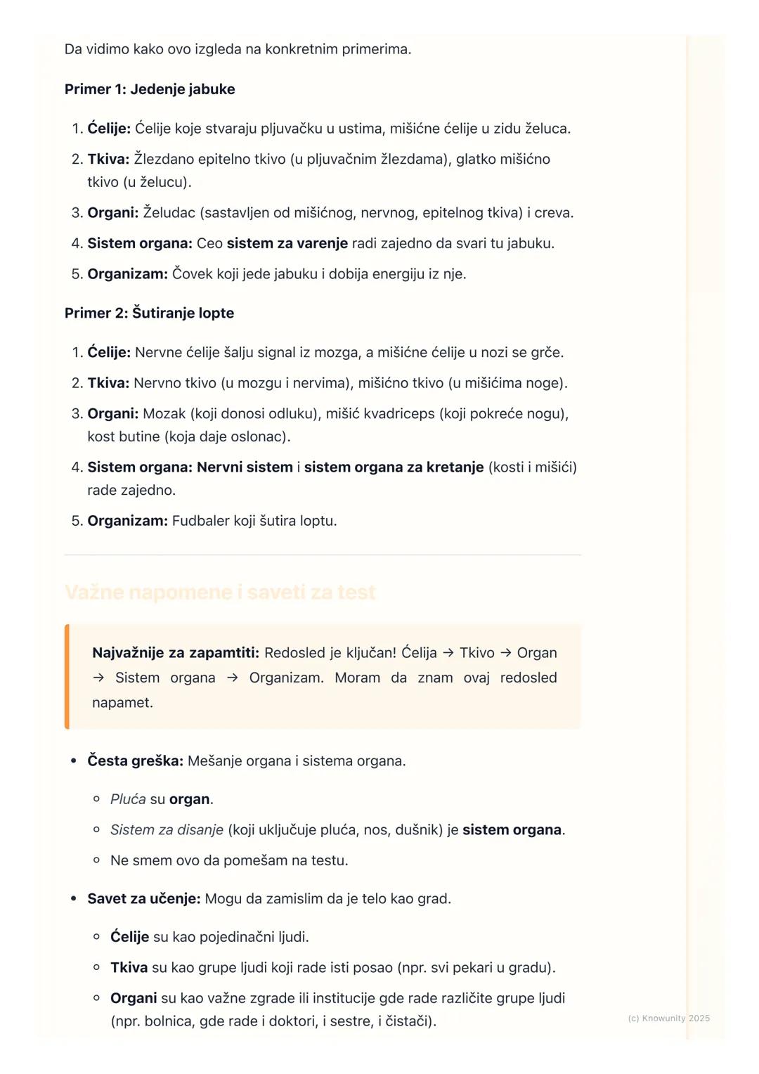 # Organizacija ljudskog tela

Organizacija ljudskog tela

Naše telo je kao jedna veoma složena mašina. Sastoji se od mnogo različitih
delova