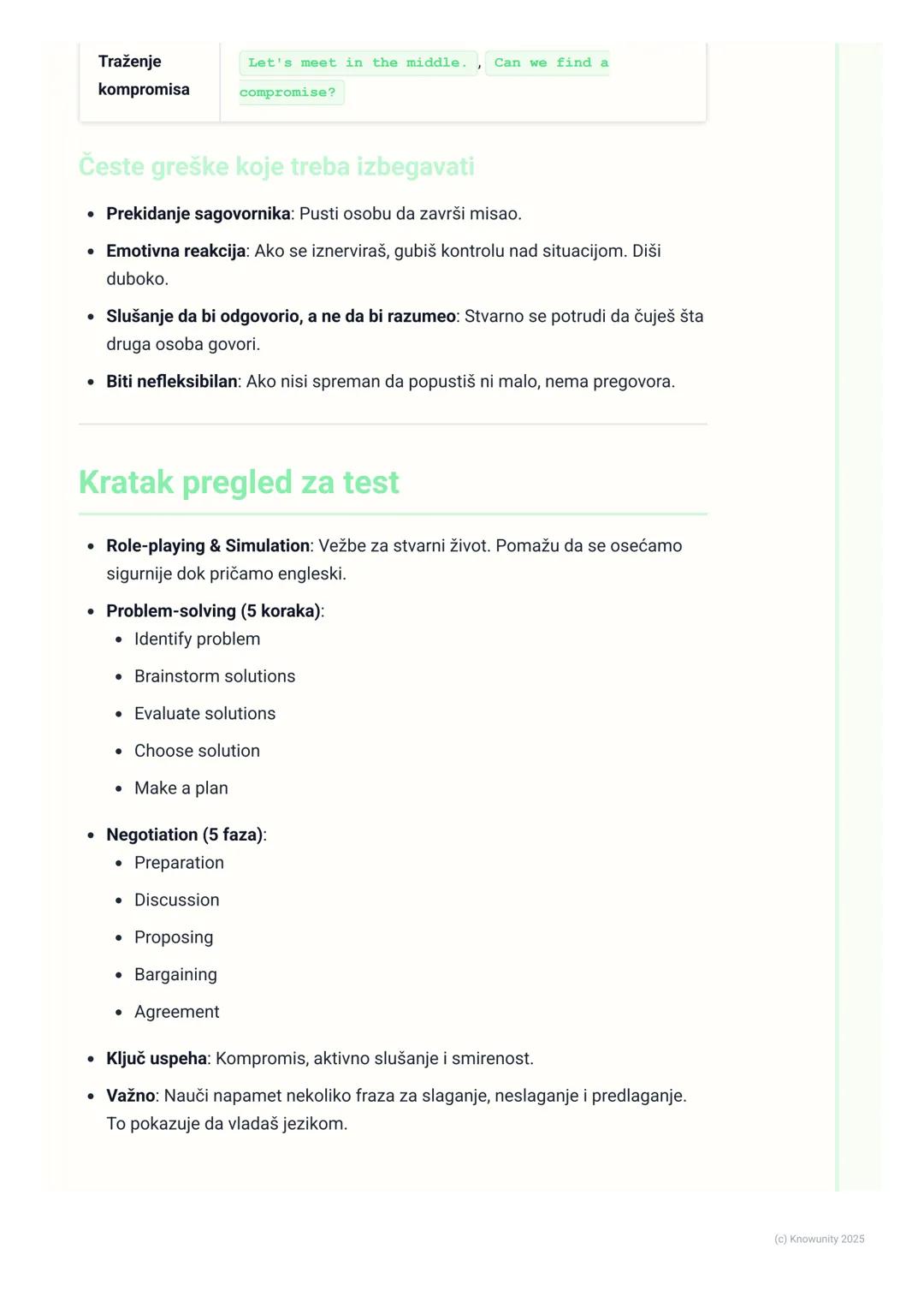 # Uloge i simulacije - Rešavanje
problema i pregovaranje

Uvod u igranje uloga i simulacije

Ovo su vežbe gde glumimo određene uloge u zamiš