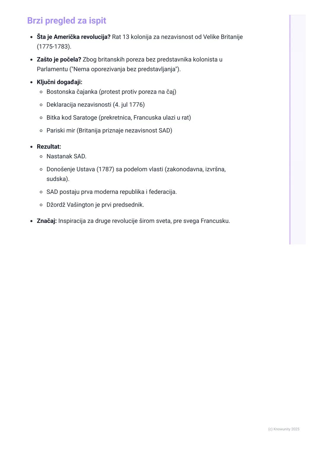 # Američka revolucija i stvaranje
SAD

Američka revolucija i stvaranje SAD

Američka revolucija je bila borba 13 britanskih kolonija u Sever