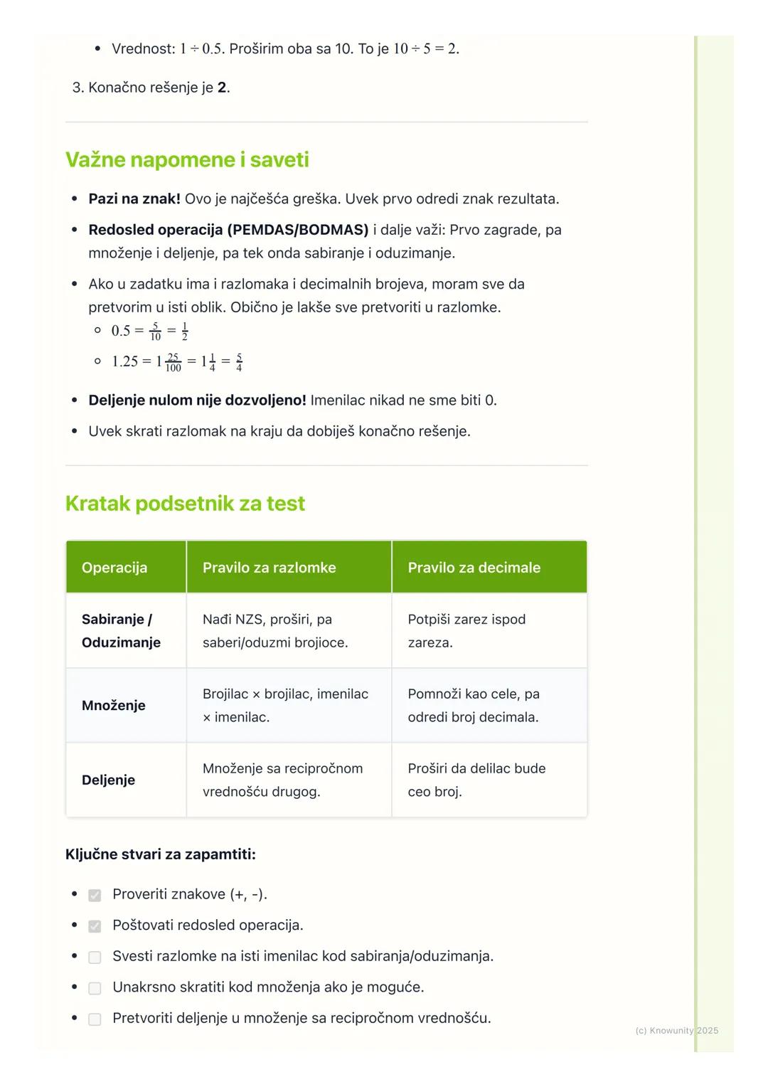 # Operacije sa racionalnim
brojevima

Uvod u operacije sa racionalnim brojevima

Racionalni brojevi su svi brojevi koji se mogu napisati kao