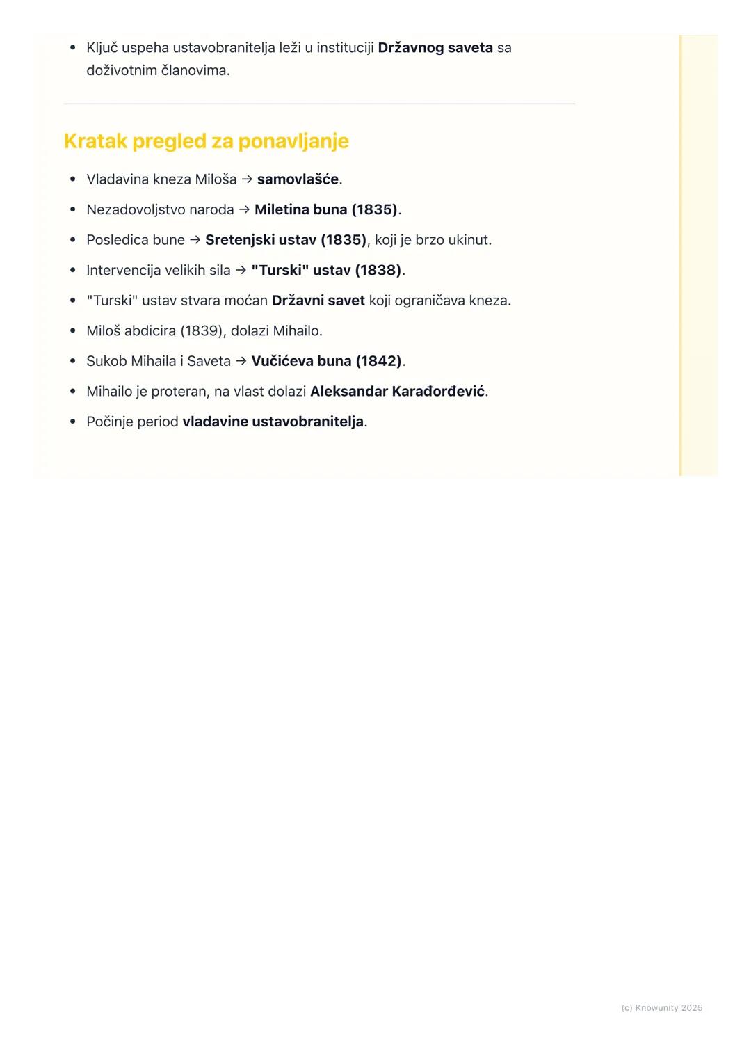 # Ustavobranitelji i borba za
ustavnost

Uvod u borbu za ustavnost

Posle Drugog srpskog ustanka, knez Miloš Obrenović je vladao Srbijom kao