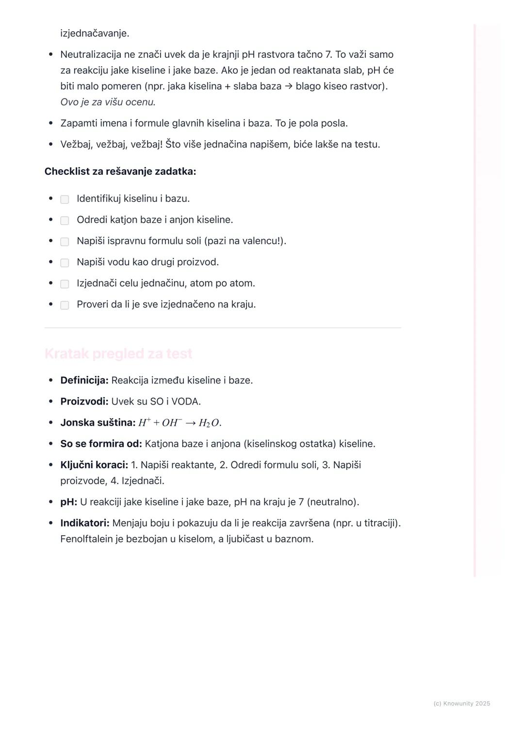 # Neutralizacija

Uvod u neutralizaciju

Neutralizacija je jedna od najvažnijih hemijskih reakcija. To je proces u kojem
kiselina i baza rea