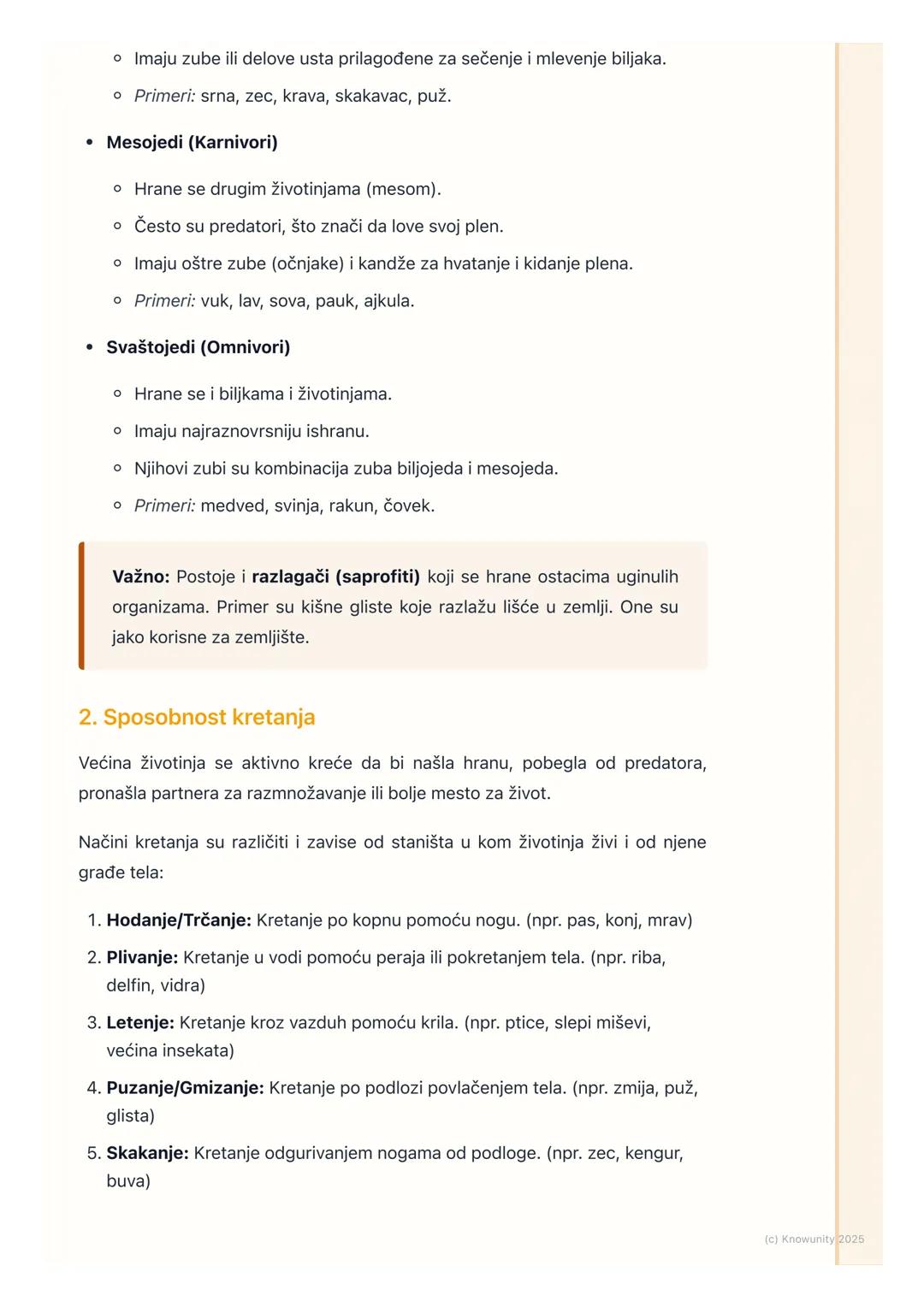 # Opšte Karakteristike Životinja

Uvod: Šta su životinje?

Životinje su živa bića koja čine jedno od carstava u prirodi. One su svuda oko
na