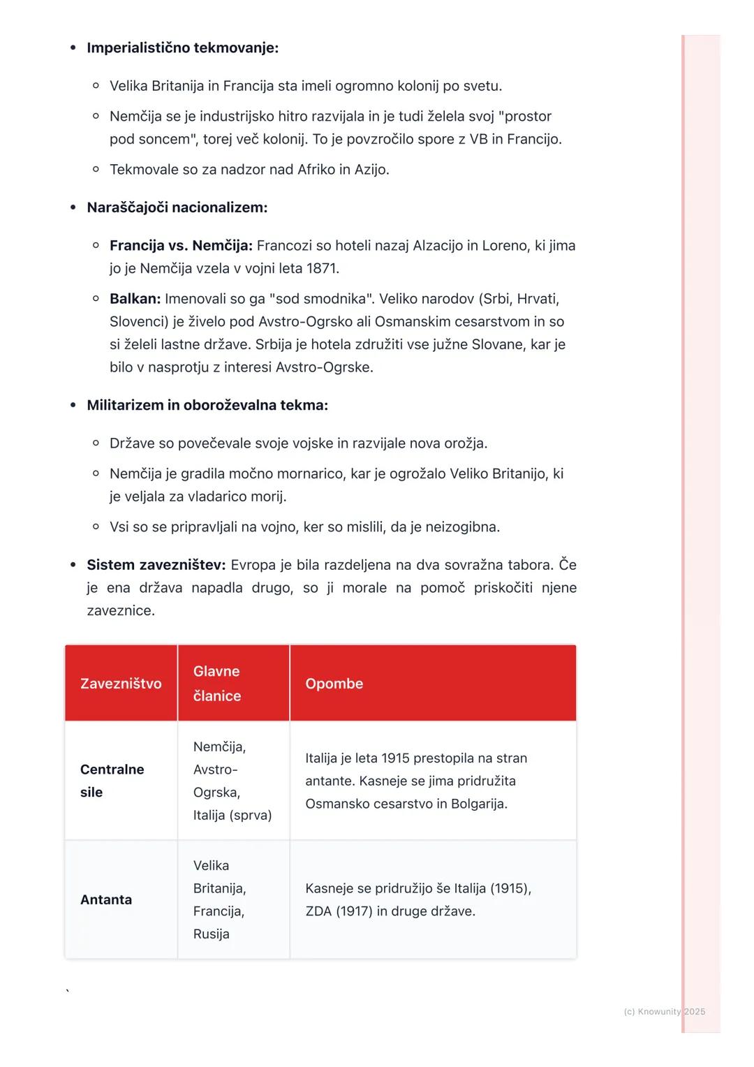 # Vzroki in potek prve svetovne
vojne

Uvod v prvo svetovno vojno

Prva svetovna vojna, imenovana tudi velika vojna, je bila prva globalna v