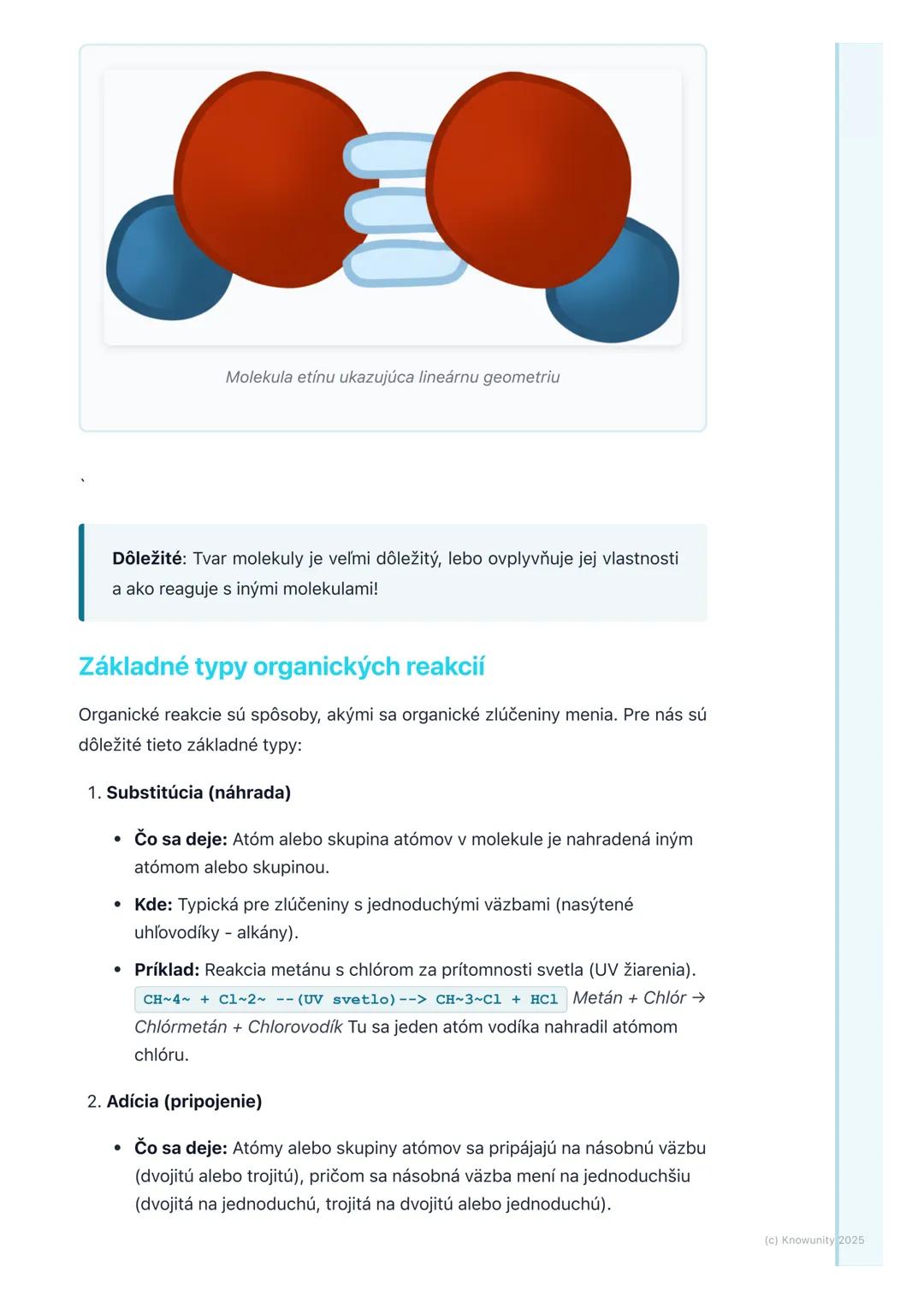 # Úvod do organickej chémie

Úvod do organickej chémie

Organická chémia je obrovská a fascinujúca oblasť chémie, ktorá sa zaoberá
štúdiom z