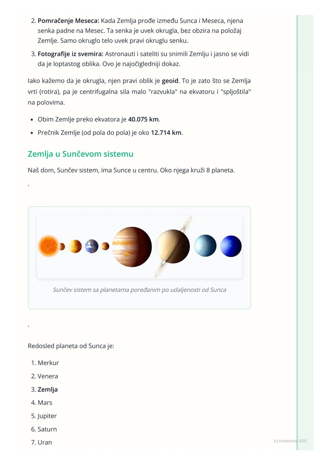 # Zemlja u svemiru

Uvod: Zemlja u svemiru

Naša planeta Zemlja nije sama, ona je deo ogromnog prostranstva koje
zovemo svemir ili vasiona. 