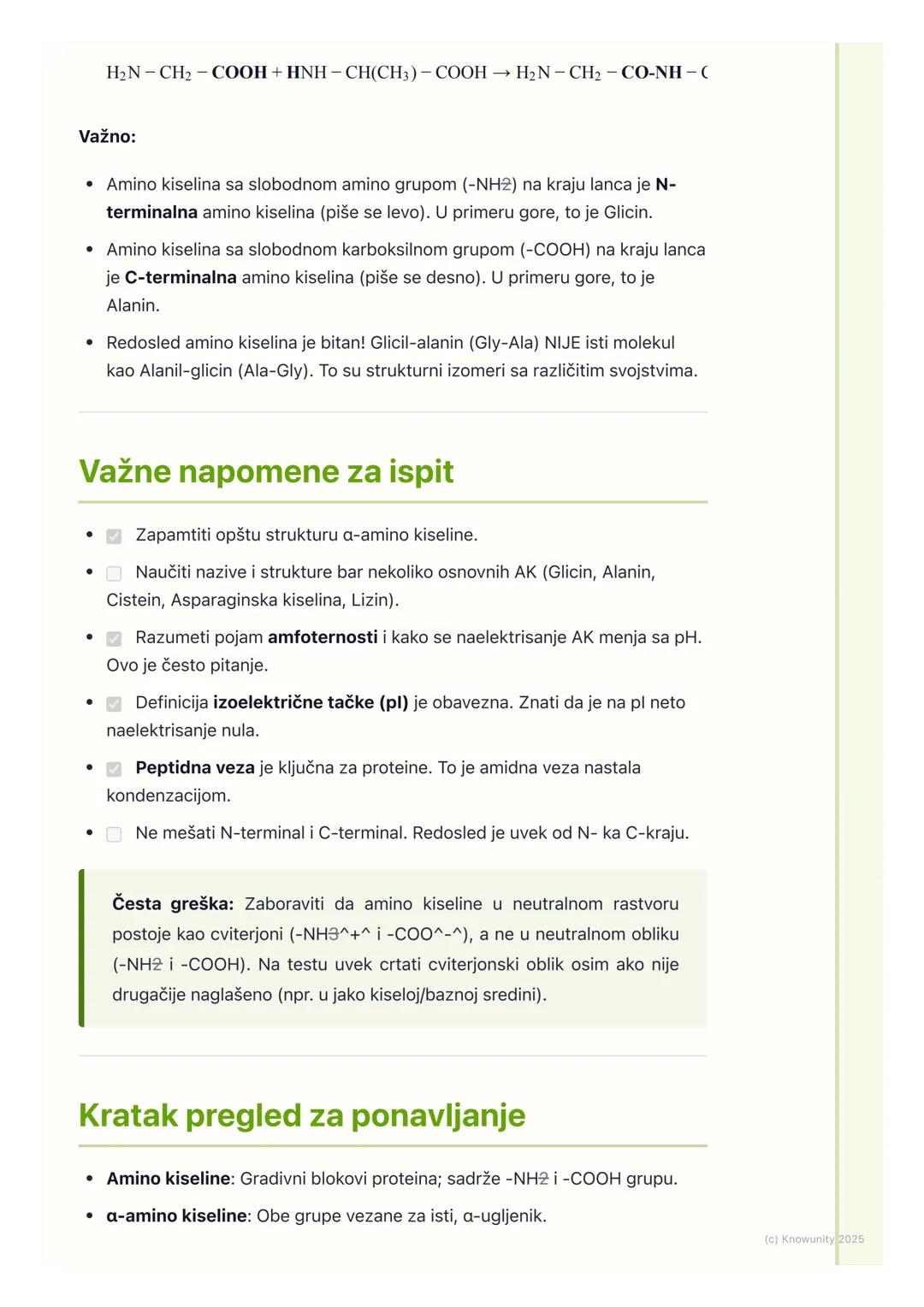 # Amino kiseline

## Opšte karakteristike amino kiselina

Amino kiseline su osnovne gradivne jedinice proteina. To su organska
jedinjenja ko
