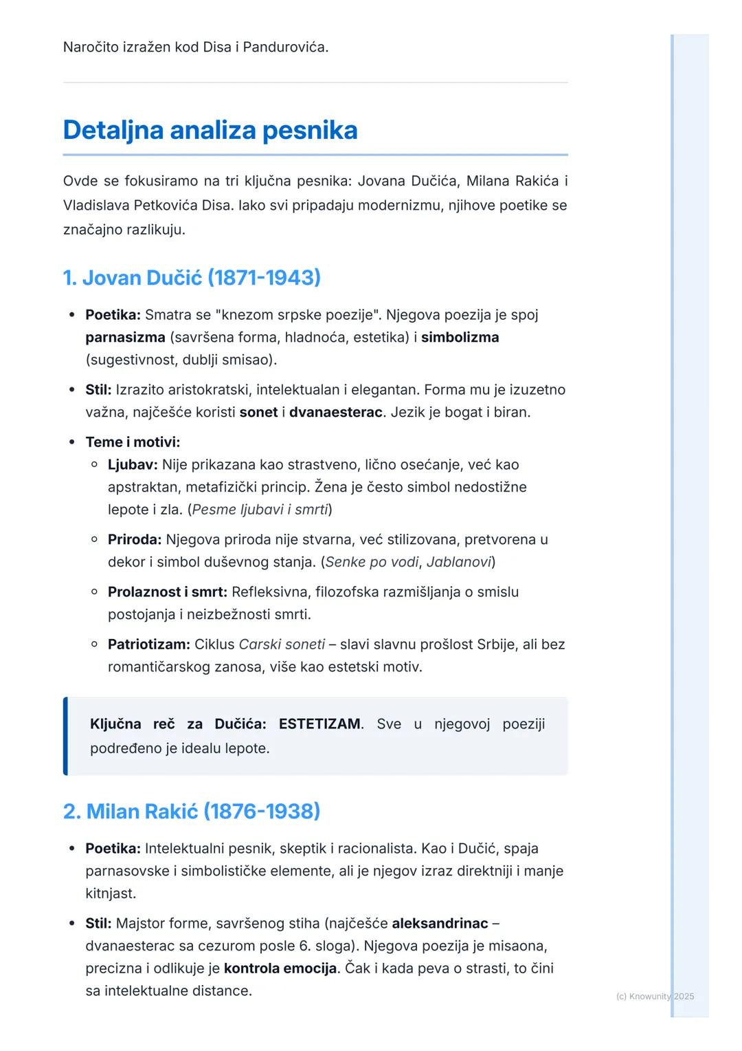 # Poezija srpskog modernizma
(Jovan Dučić, Milan Rakić,
Vladislav Petković Dis)

Uvod u poeziju srpskog modernizma

Poezija srpskog moderniz