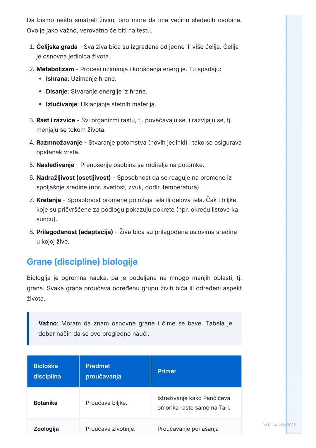 # Šta je biologija?

# Šta je biologija i zašto je učimo?

Biologija je prirodna nauka koja proučava život i živa bića. To znači da se
bavi 