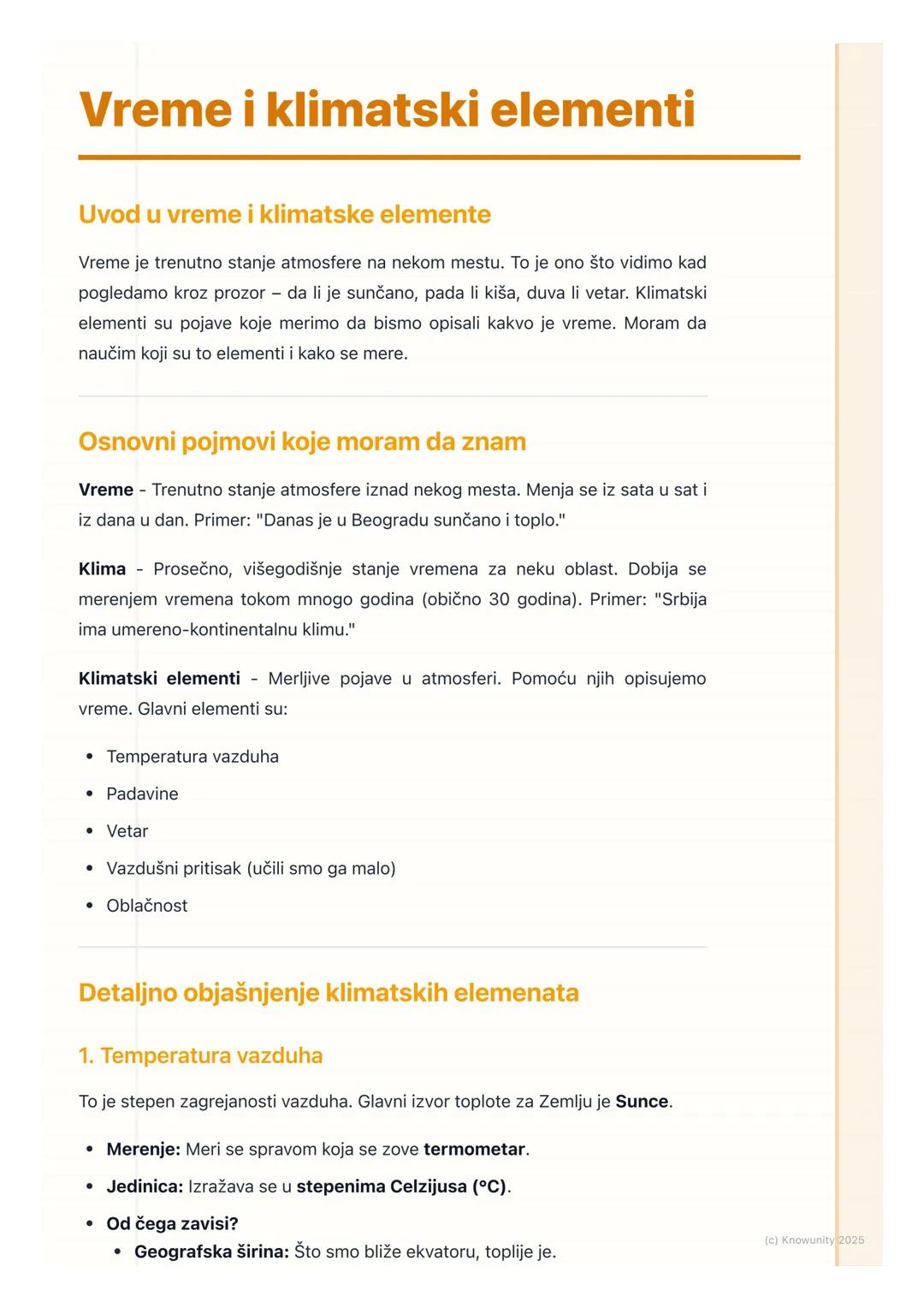 Vreme i klimatski elementi