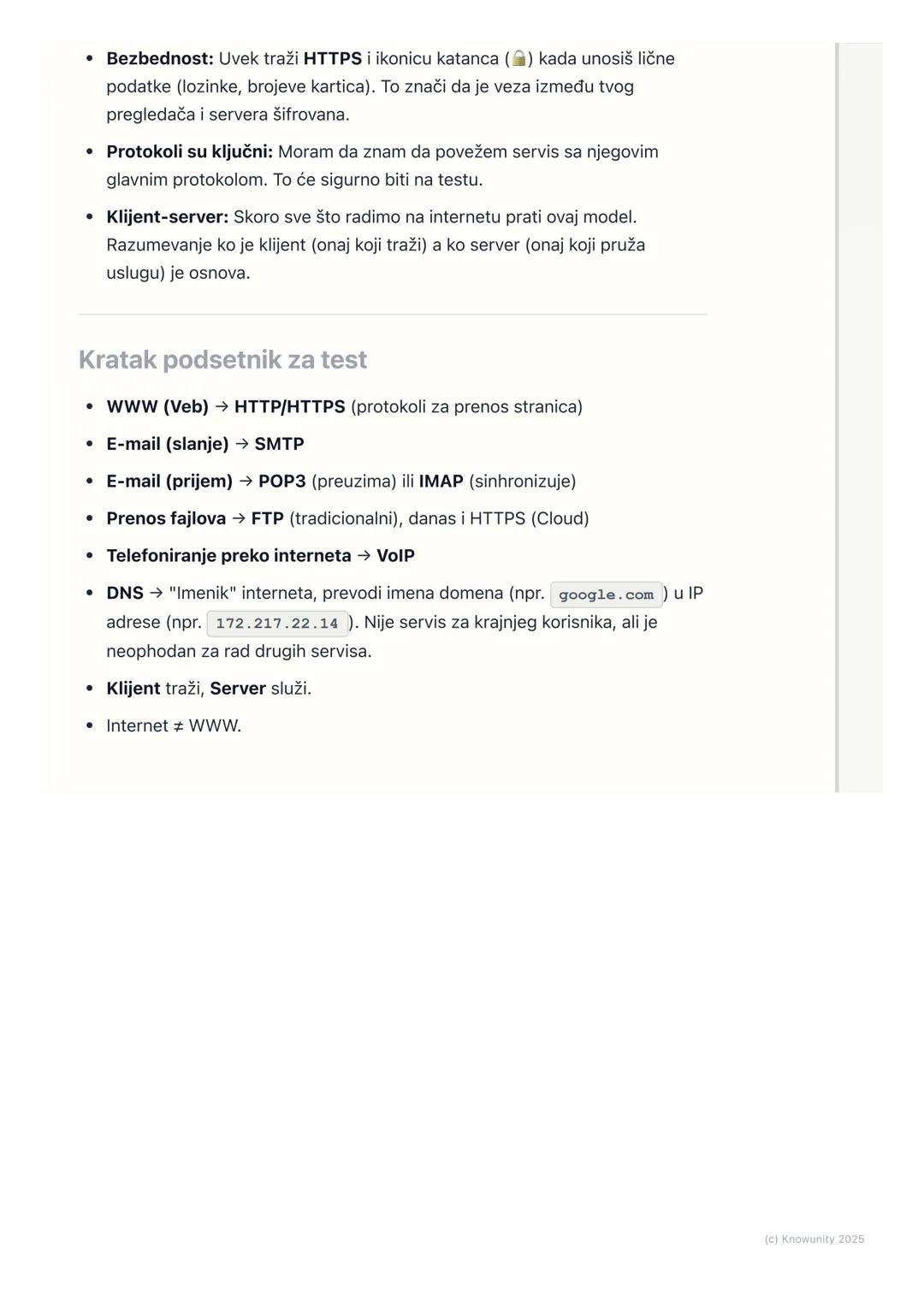 # Servisi na Internetu

Uvod u servise na Internetu

Internet je globalna mreža računara, ali ono što ga čini korisnim su servisi koji
rade 