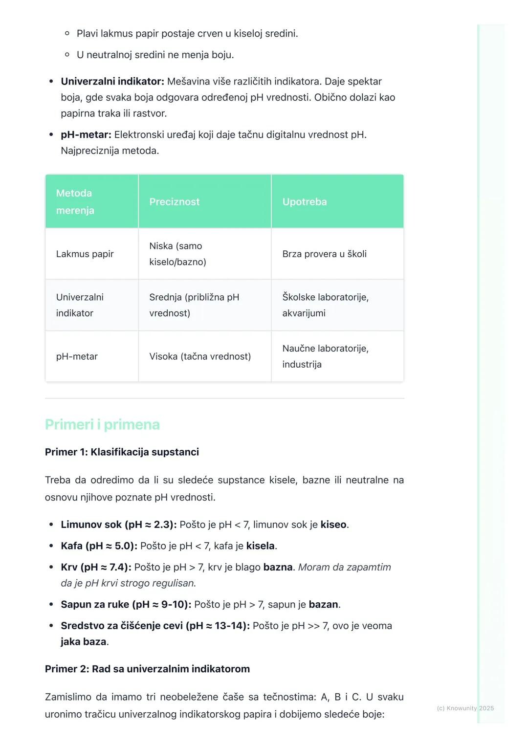 # pH vrednost

Uvod u pH vrednost

pH vrednost je mera za kiselost ili baznost (alkalnost) nekog vodenog rastvora.
To je u suštini način da 