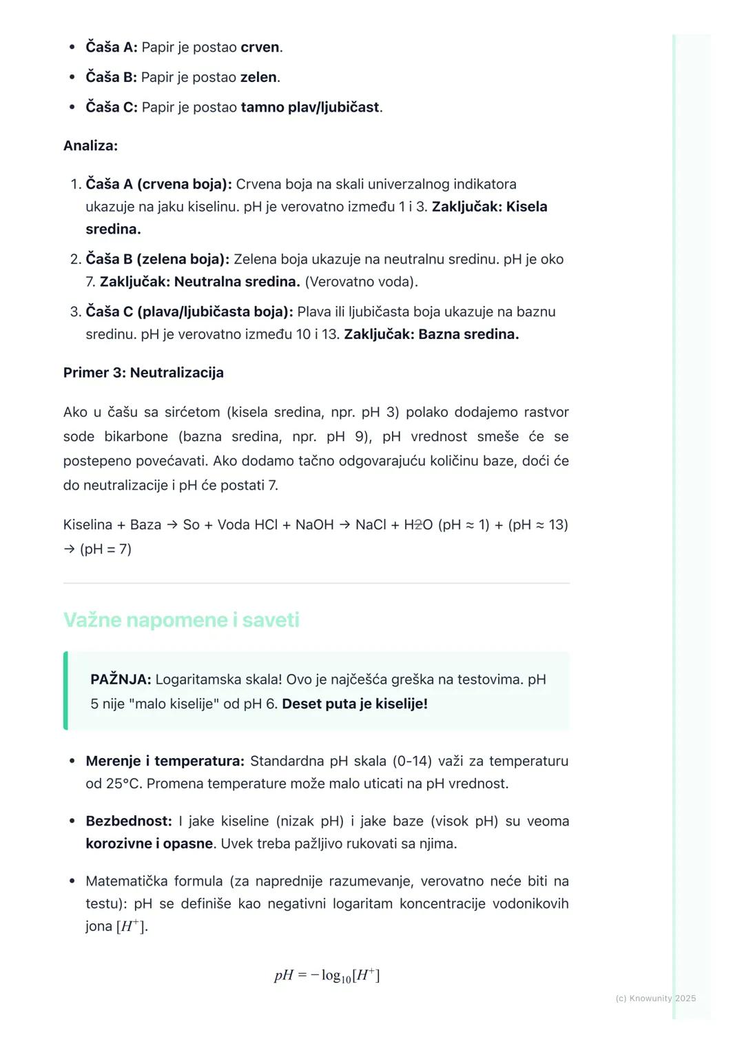 # pH vrednost

Uvod u pH vrednost

pH vrednost je mera za kiselost ili baznost (alkalnost) nekog vodenog rastvora.
To je u suštini način da 