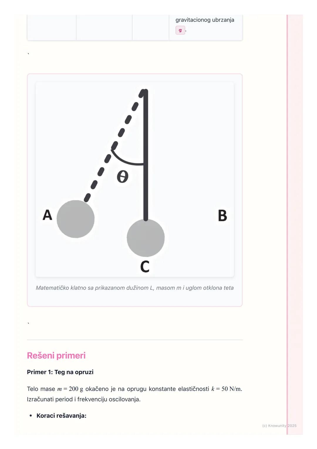 # Harmonijsko oscilovanje

Uvod u harmonijsko oscilovanje

Oscilacije su periodična kretanja tela oko ravnotežnog položaja. Harmonijsko
osci