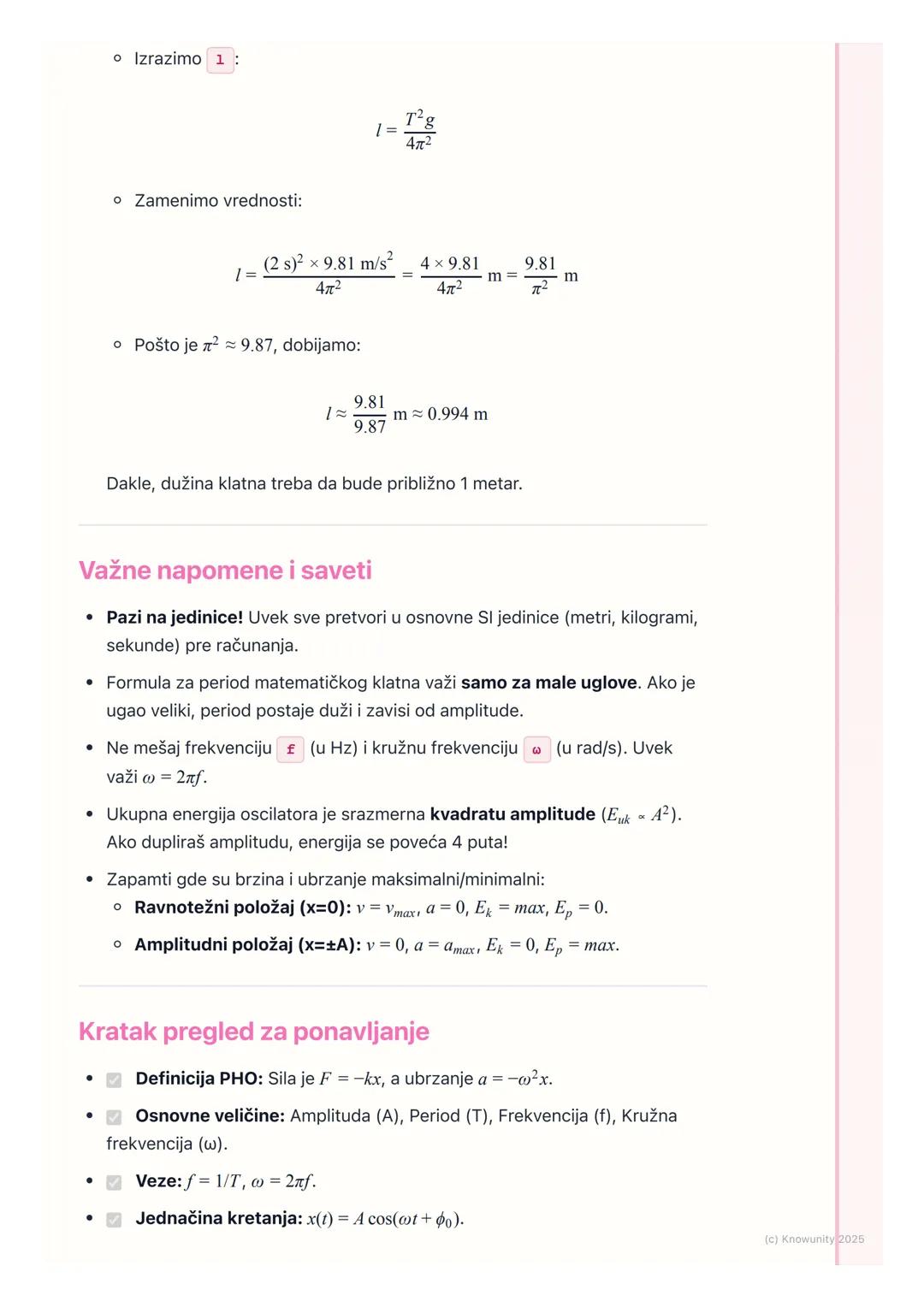 # Harmonijsko oscilovanje

Uvod u harmonijsko oscilovanje

Oscilacije su periodična kretanja tela oko ravnotežnog položaja. Harmonijsko
osci