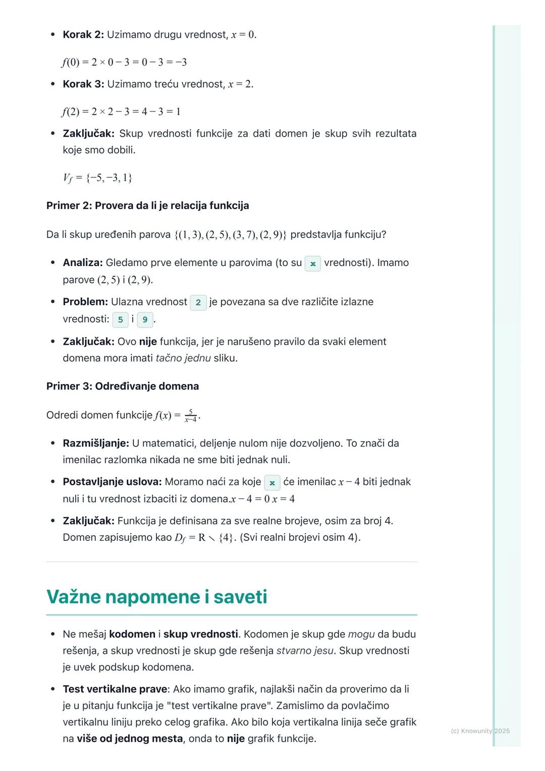 # Pojam funkcije

## Uvod u pojam funkcije

Funkcija je jedan od najvažnijih pojmova u matematici. U suštini, funkcija
opisuje vezu između d