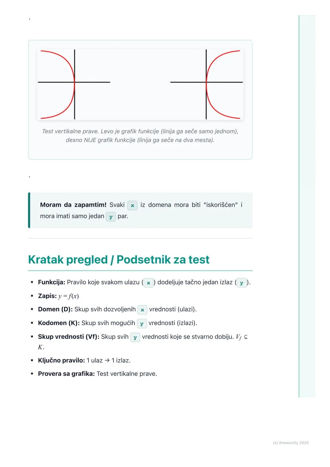 # Pojam funkcije

## Uvod u pojam funkcije

Funkcija je jedan od najvažnijih pojmova u matematici. U suštini, funkcija
opisuje vezu između d