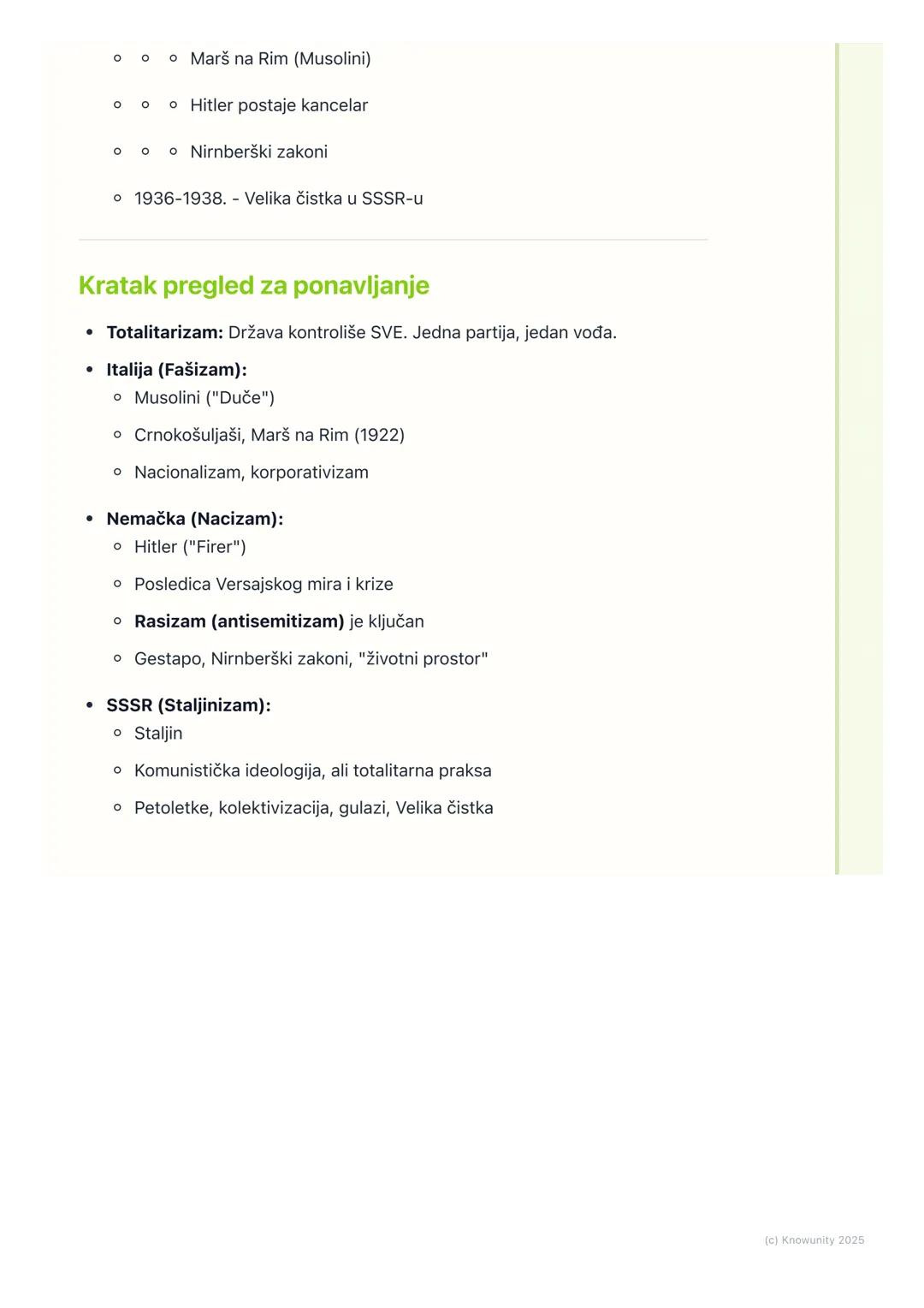 # Uspon totalitarnih režima

Uvod u totalitarne režime

Posle Prvog svetskog rata, Evropa je bila u haosu. Mnoge zemlje su bile
ekonomski un