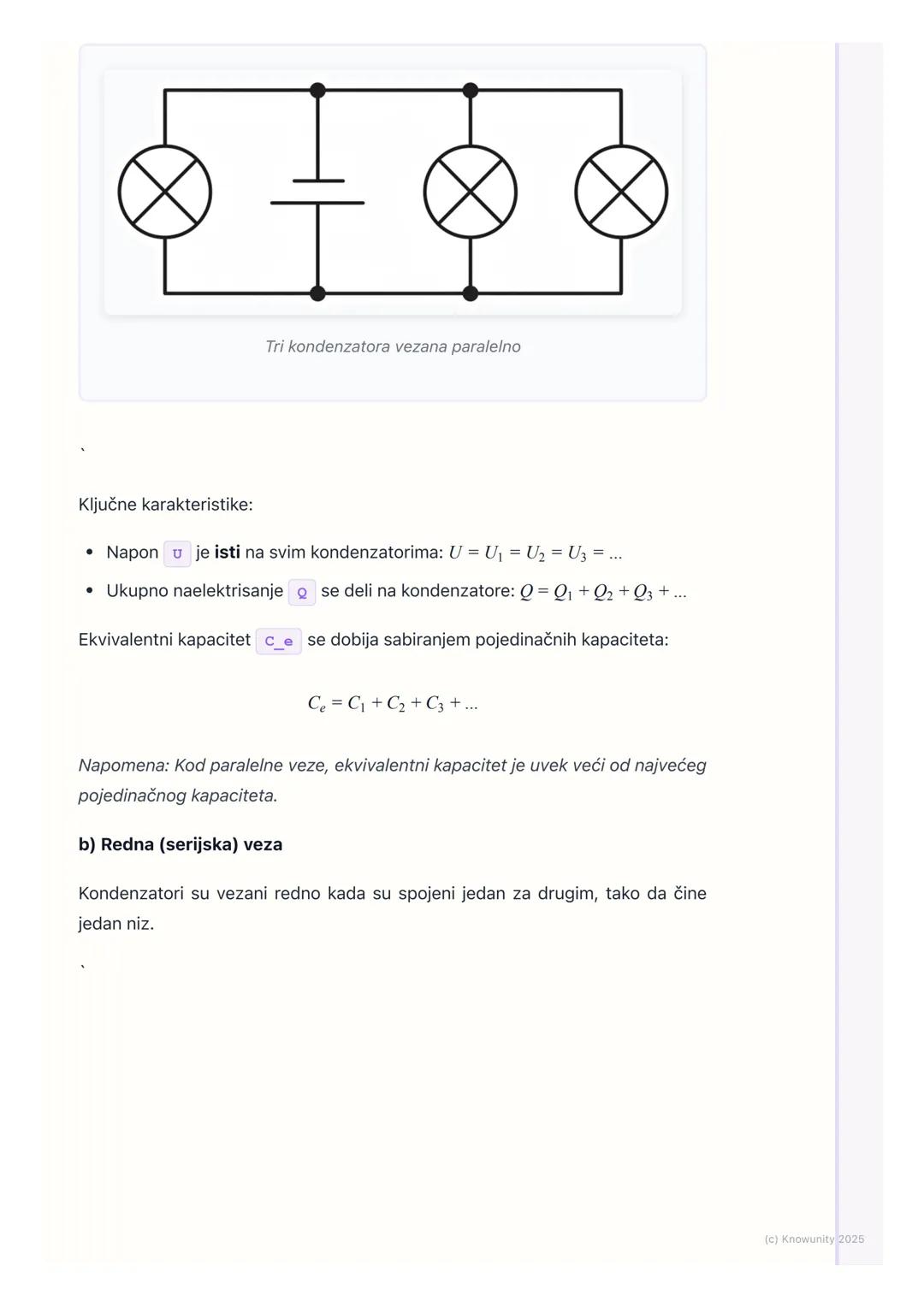 # Kondenzatori i dielektrici

Uvod u kondenzatore

Kondenzatori su elektronske komponente čija je osnovna funkcija da skladište
naelektrisan