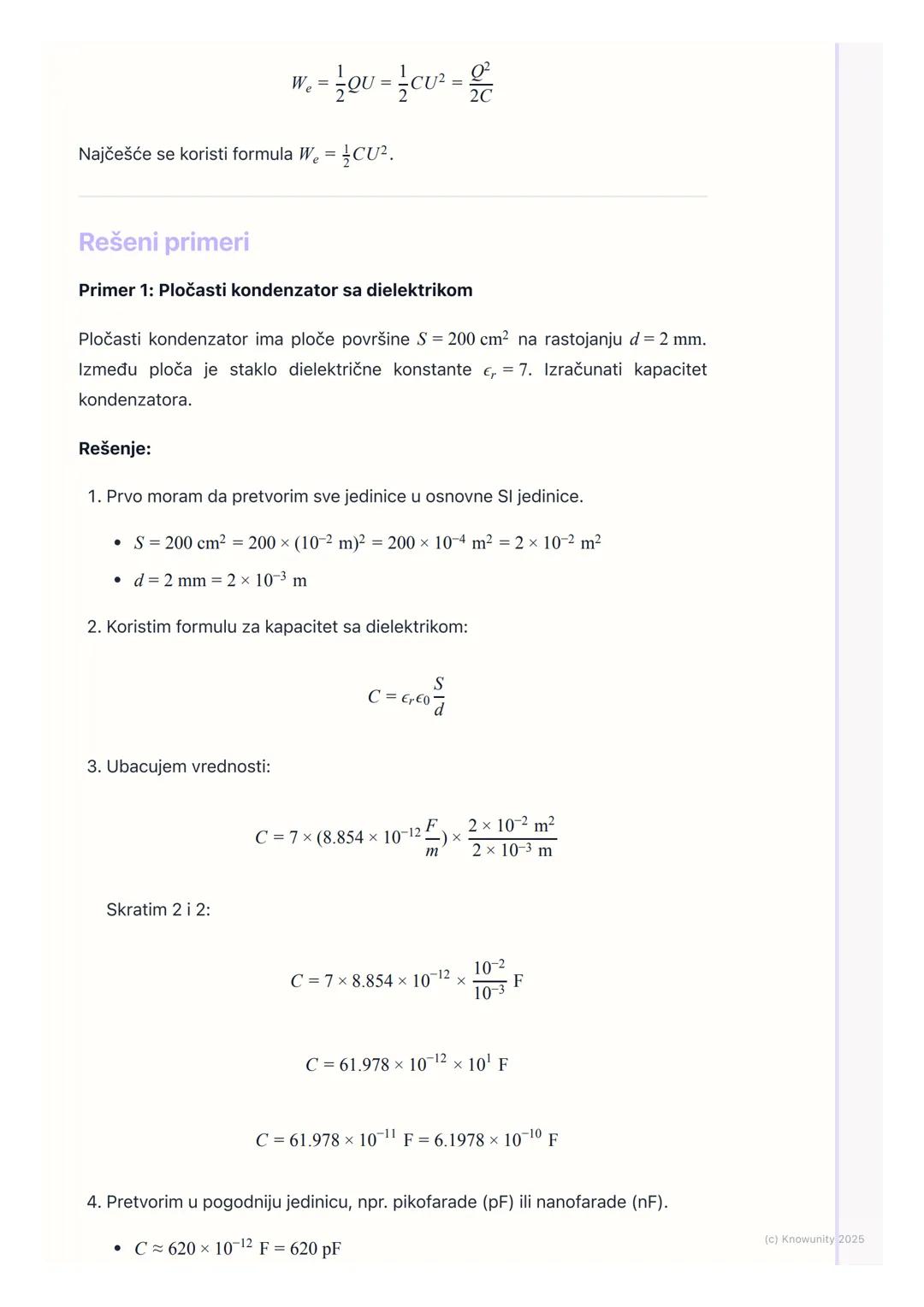 # Kondenzatori i dielektrici

Uvod u kondenzatore

Kondenzatori su elektronske komponente čija je osnovna funkcija da skladište
naelektrisan