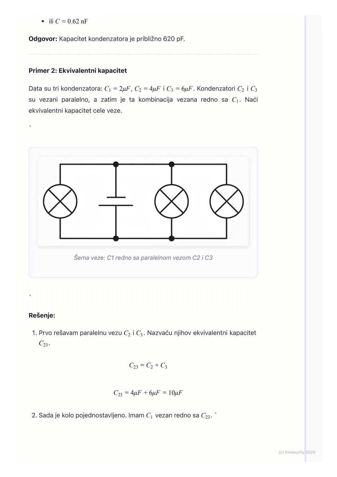 # Kondenzatori i dielektrici

Uvod u kondenzatore

Kondenzatori su elektronske komponente čija je osnovna funkcija da skladište
naelektrisan