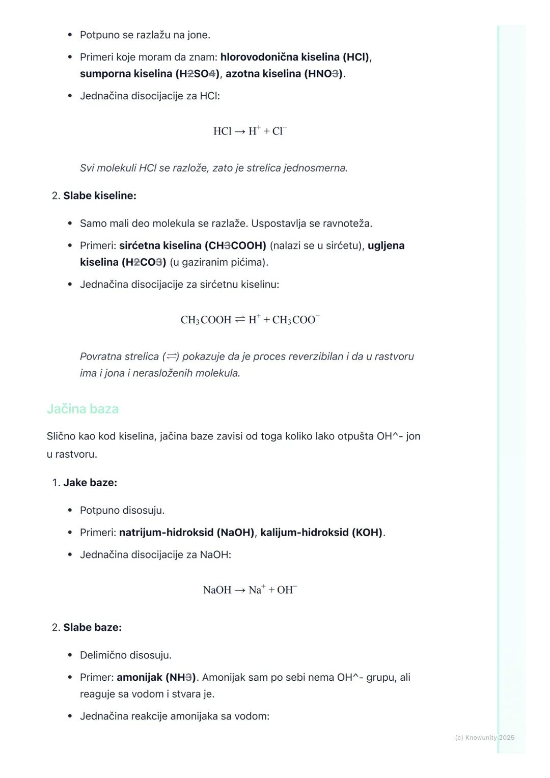 # Jačina kiselina i baza i pH
vrednost

## Uvod u jačinu kiselina i baza

Nisu sve kiseline i baze iste. Neke su "jake", a neke "slabe". Jač